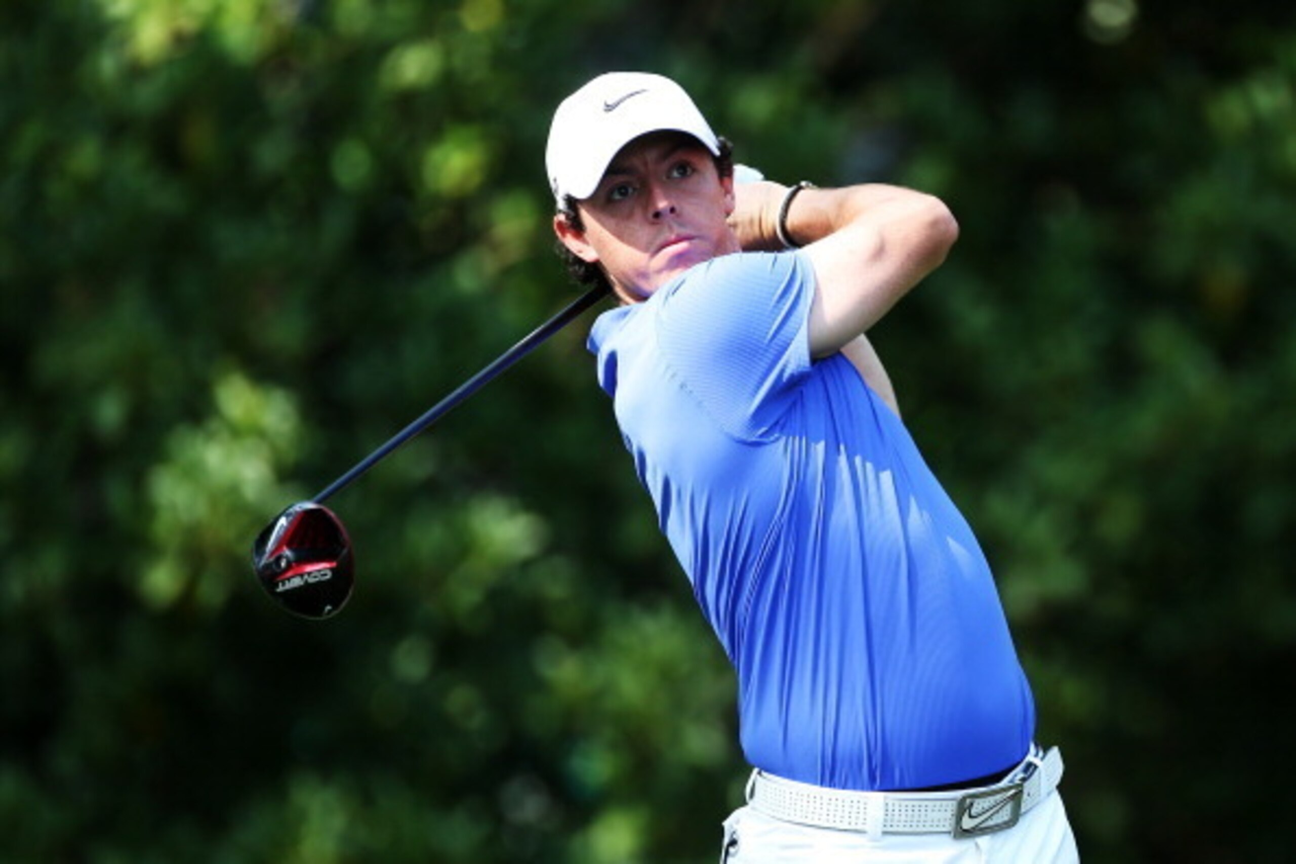 PONTE VEDRA BEACH, FL - MAY 10:  Rory McIlroy of Northern Ireland plays a shot from the 11th tee during round two of THE PLAYERS Championship at THE PLAYERS Stadium course at TPC Sawgrass on May 10, 2013 in Ponte Vedra Beach, Florida.  (Photo by Andy Lyon