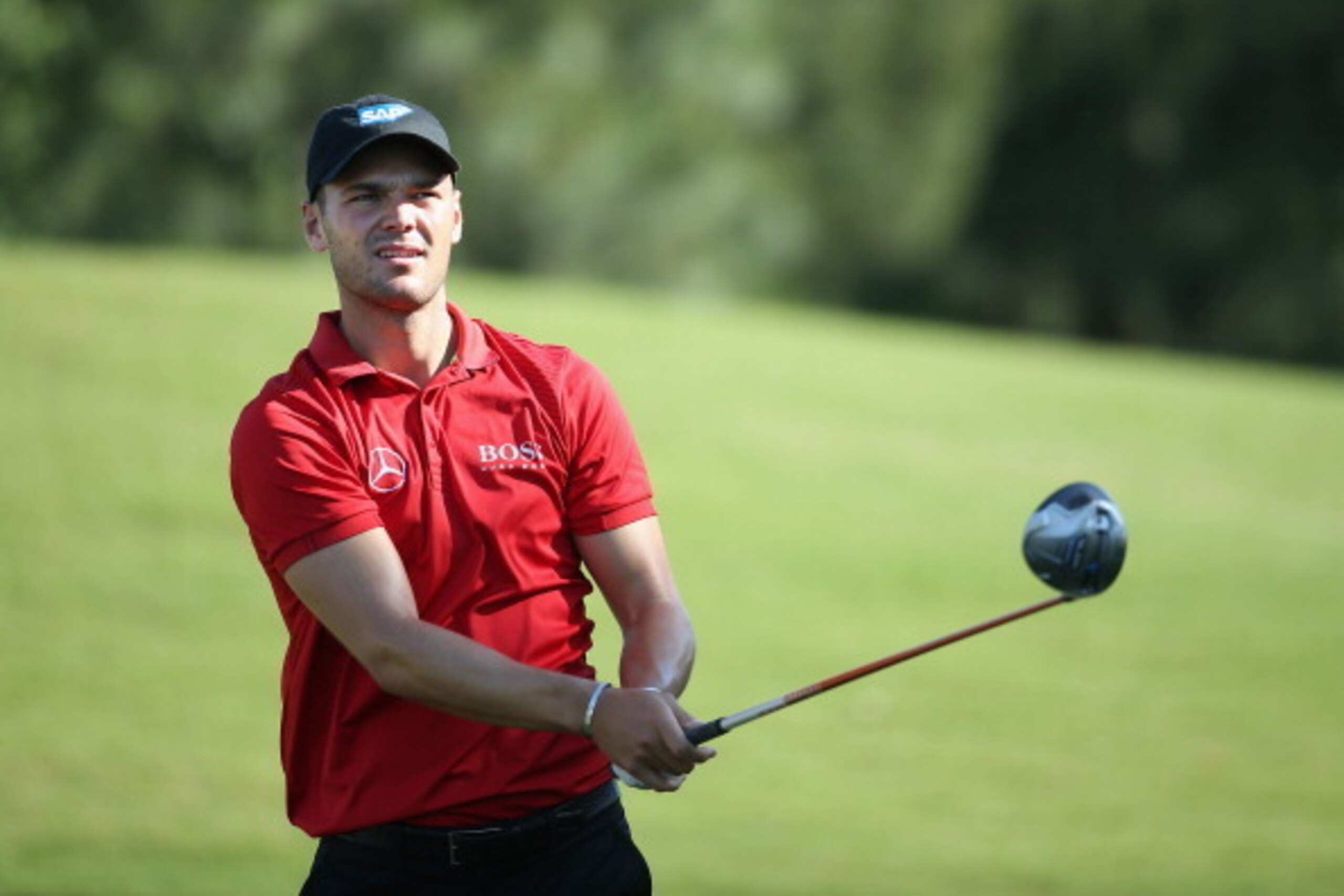 PONTE VEDRA BEACH, FL - MAY 06:  Martin Kaymer of Germany in action during a practice round ahead of THE PLAYERS Championship on The Stadium Course at TPC Sawgrass on May 6, 2014 in Ponte Vedra Beach, Florida.  (Photo by Richard Heathcote/Getty Images)