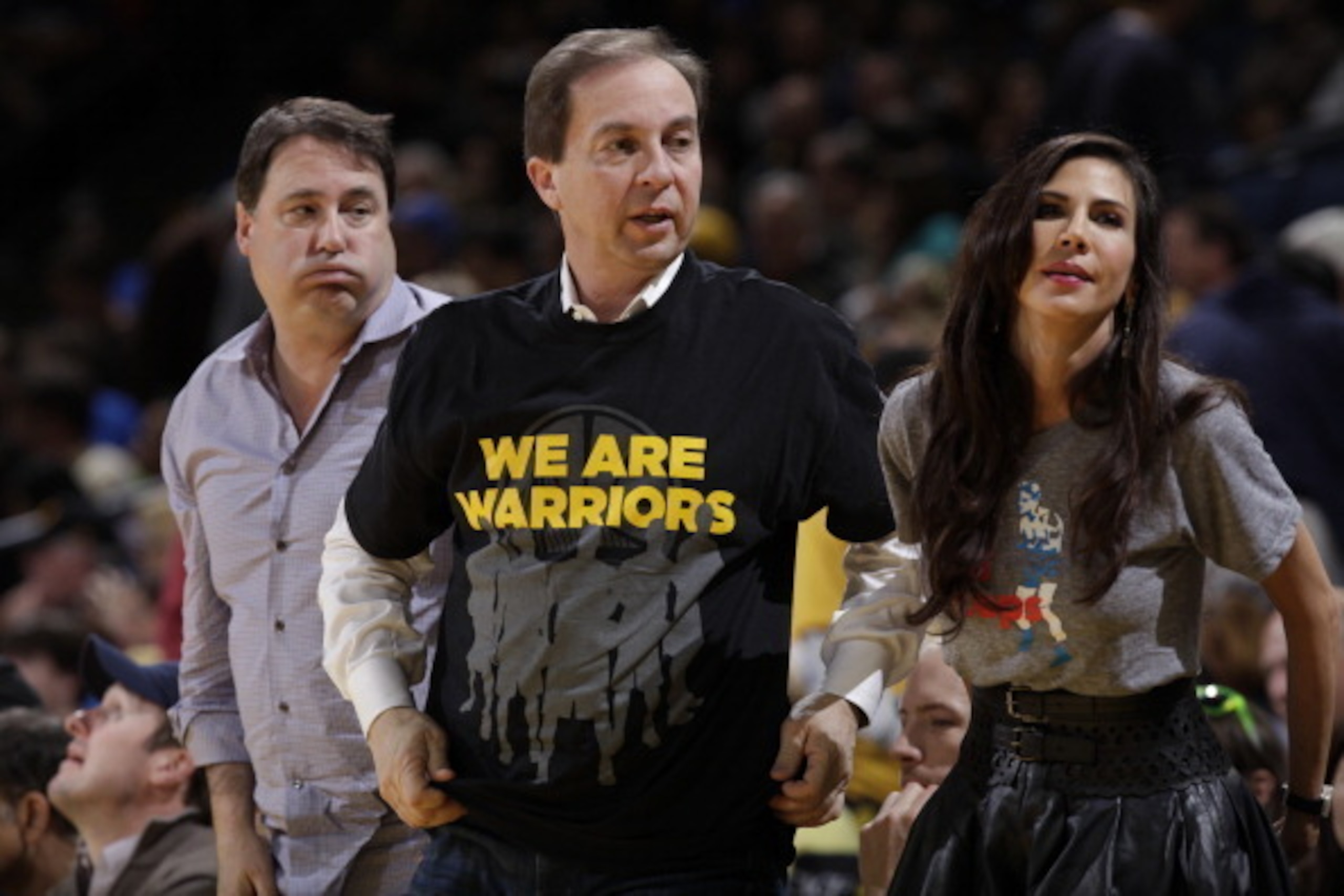 OAKLAND, CA -APRIL 7: Golden State Warriors owner Joe Lacob during a game against the Utah Jazz on April 7, 2013 at Oracle Arena in Oakland, California. NOTE TO USER: User expressly acknowledges and agrees that, by downloading and or using this photograph