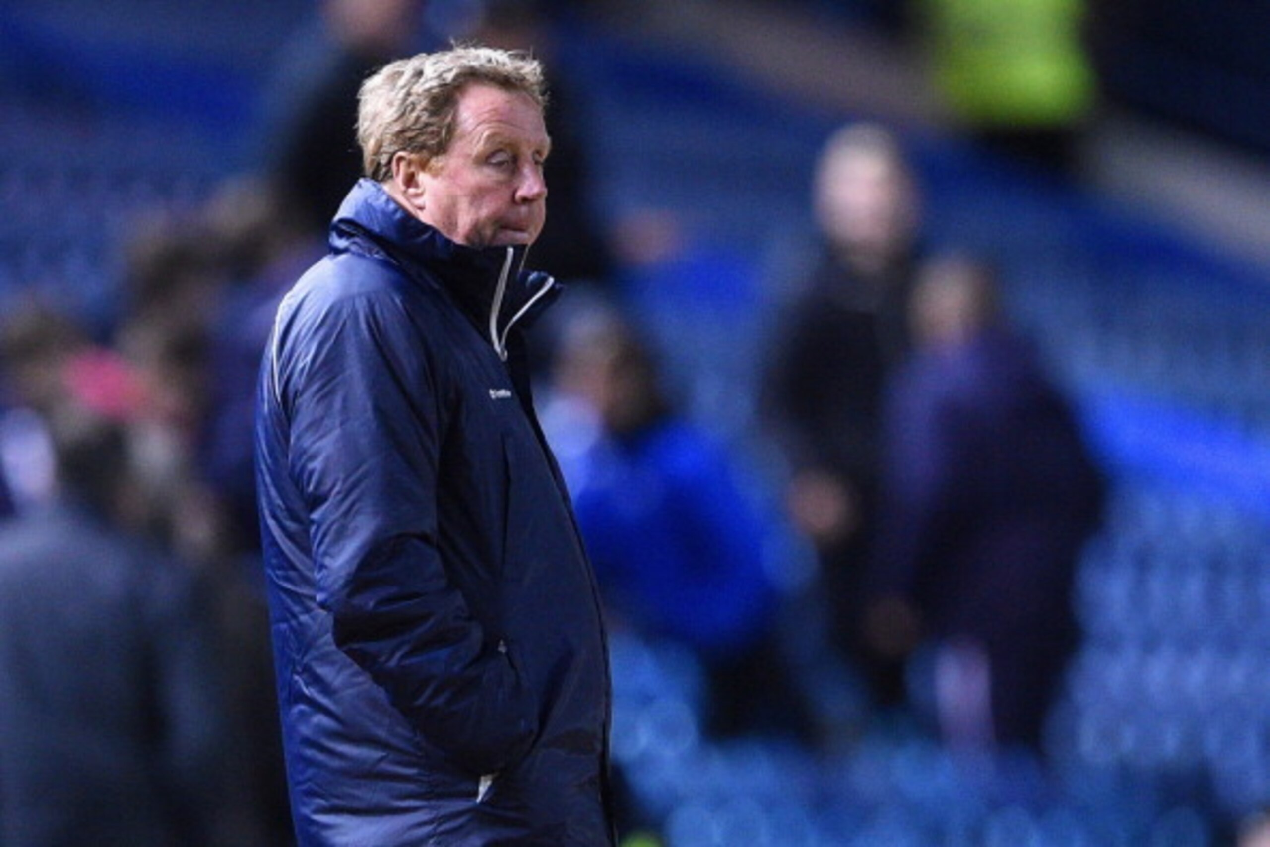 SHEFFIELD, ENGLAND - MARCH 18:  QPR manager Harry Redknapp  looks on during the Sky Bet Championship match between Sheffield Wednesday and Leeds United at Hillsborough Stadium on January 11, 2014 in Sheffield, England,  (Photo by Michael Regan/Getty Image