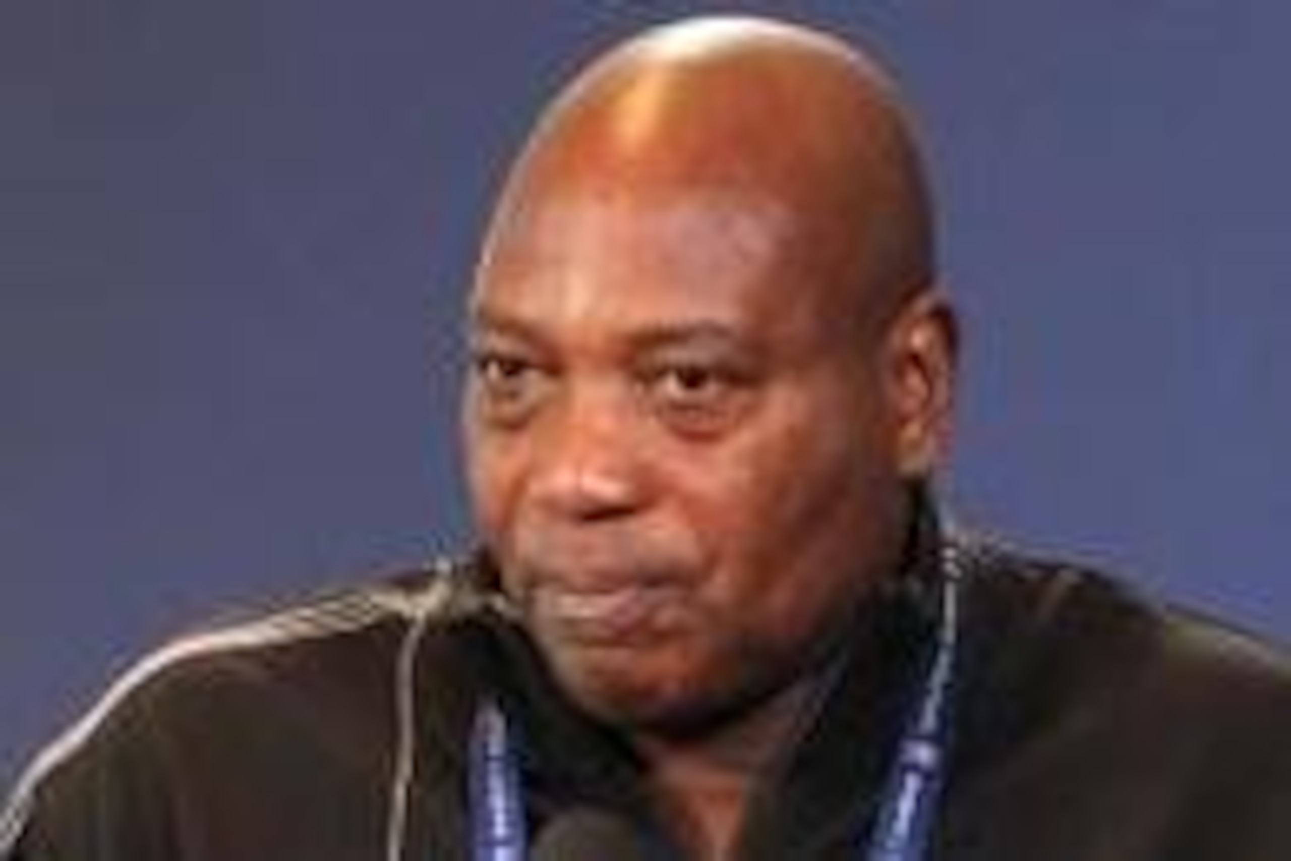 Feb 22, 2014; Indianapolis, IN, USA; Baltimore Ravens general manager Ozzie Newsome speaks at the NFL Combine at Lucas Oil Stadium. Mandatory Credit: Pat Lovell-USA TODAY Sports
