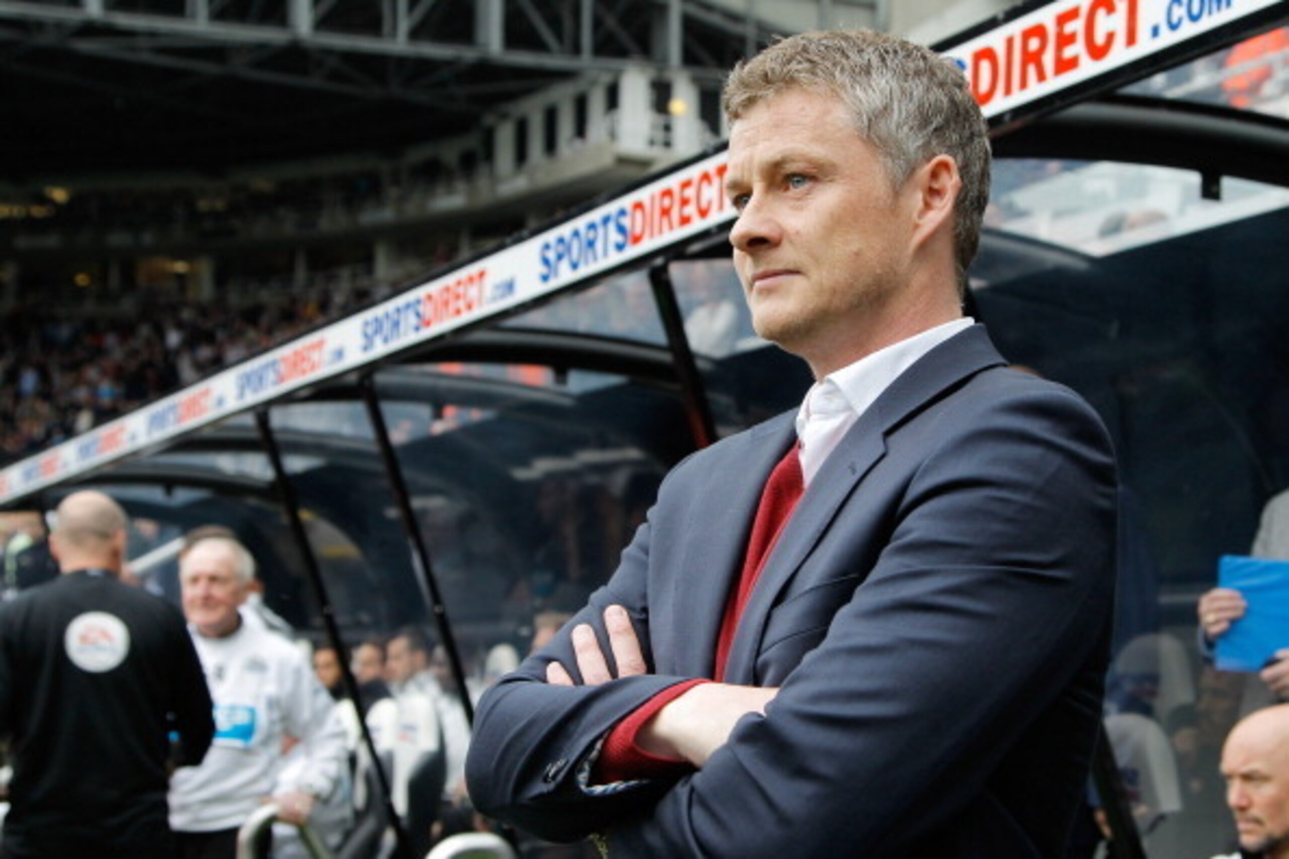NEWCASTLE, ENGLAND-  May 03: Cardiff City manager Ole Gunnar Solskjaer before the Barclays Premier League match between Newcastle United and Cardiff City at St. James'  Park on May 03, 2014  in Newcastle upon Tyne, England. (Photo by Richard Sellers/Getty