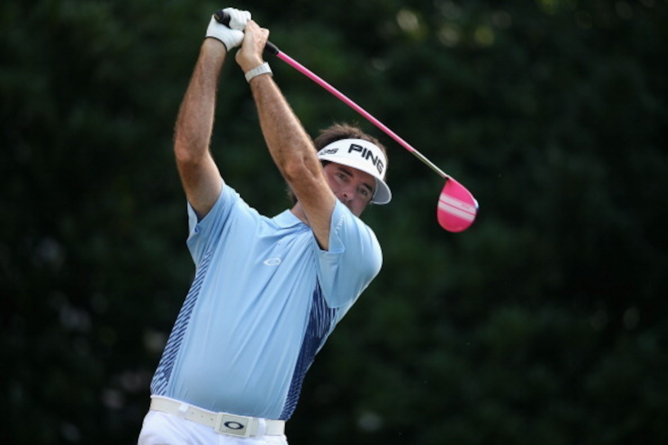 PONTE VEDRA BEACH, FL - MAY 09:  Bubba Watson of the USA tee's off at the 11th during the second round of THE PLAYERS Championship on The Stadium Course at TPC Sawgrass on May 9, 2014 in Ponte Vedra Beach, Florida.  (Photo by Richard Heathcote/Getty Image