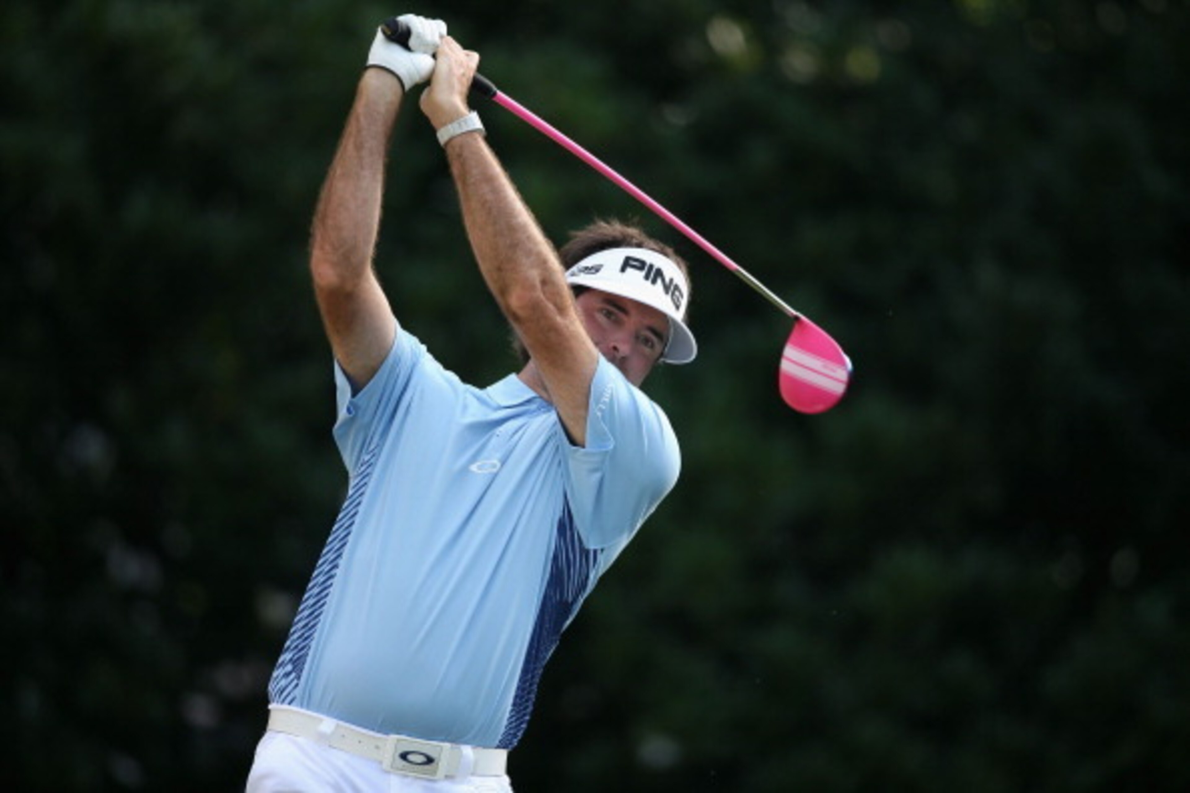 PONTE VEDRA BEACH, FL - MAY 09:  Bubba Watson of the USA tee's off at the 11th during the second round of THE PLAYERS Championship on The Stadium Course at TPC Sawgrass on May 9, 2014 in Ponte Vedra Beach, Florida.  (Photo by Richard Heathcote/Getty Image