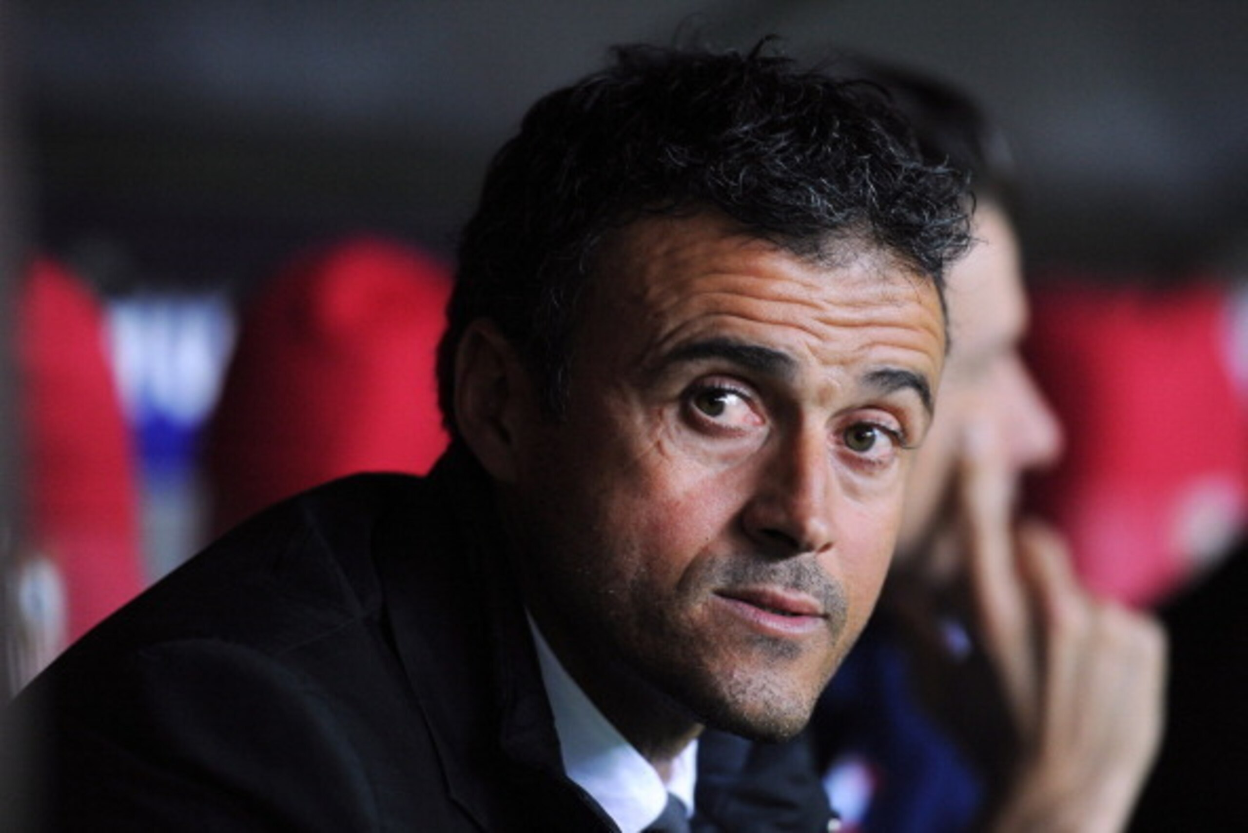 SEVILLE, SPAIN - NOVEMBER 02:  Head coach Luis Enrique of Celta de Vigo looks on before the start of the La Liga match between Sevilla FC and Celta de Vigo at Estadio Ramon Sanchez Pizjuan on November 2, 2013 in Seville, Spain.  (Photo by Denis Doyle/Gett