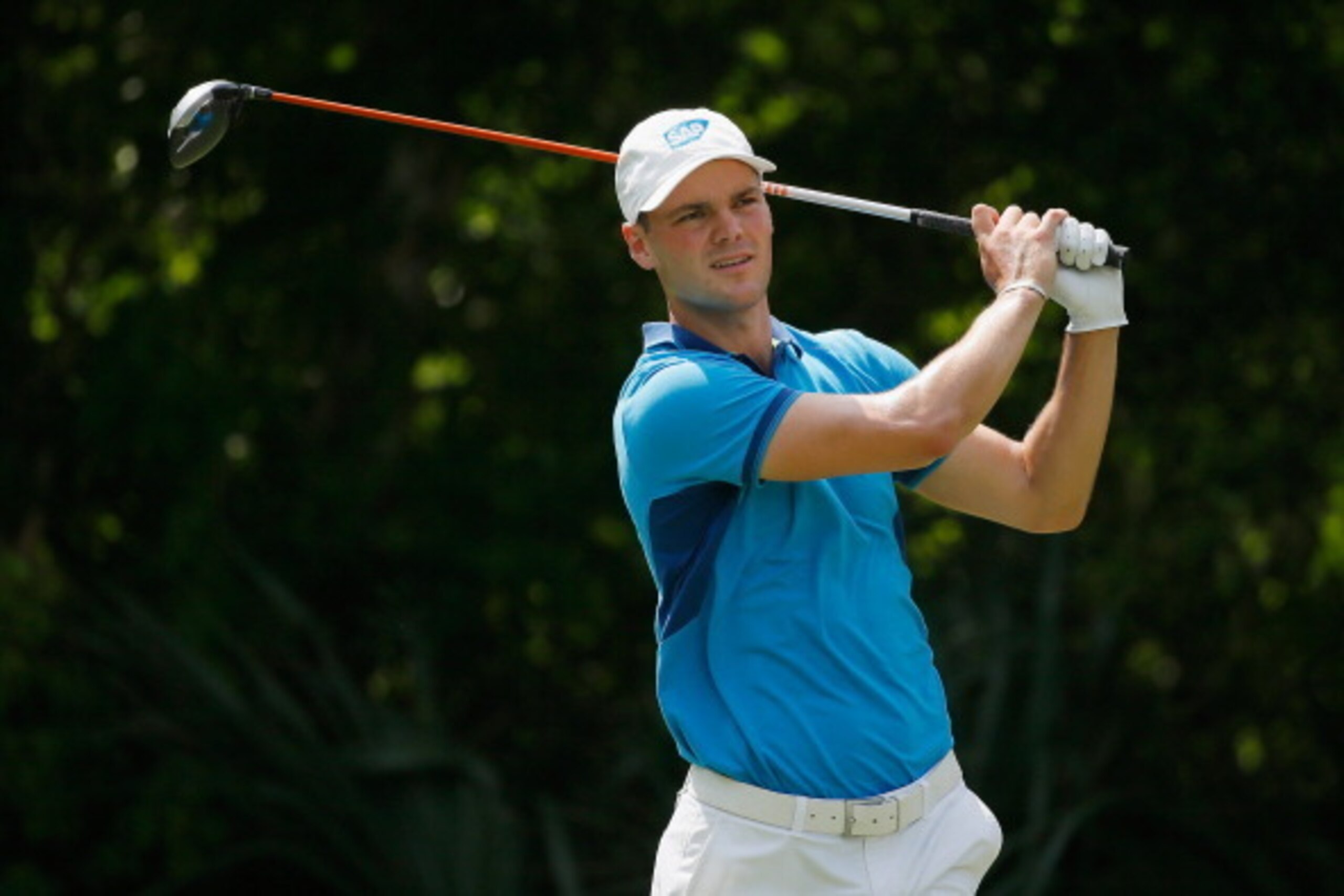 PONTE VEDRA BEACH, FL - MAY 10:  Martin Kaymer of Germany hits his tee shot on the fifth hole during the third round of THE PLAYERS Championship on the stadium course at TPC Sawgrass on May 10, 2014 in Ponte Vedra Beach, Florida.  (Photo by Kevin C. Cox/G