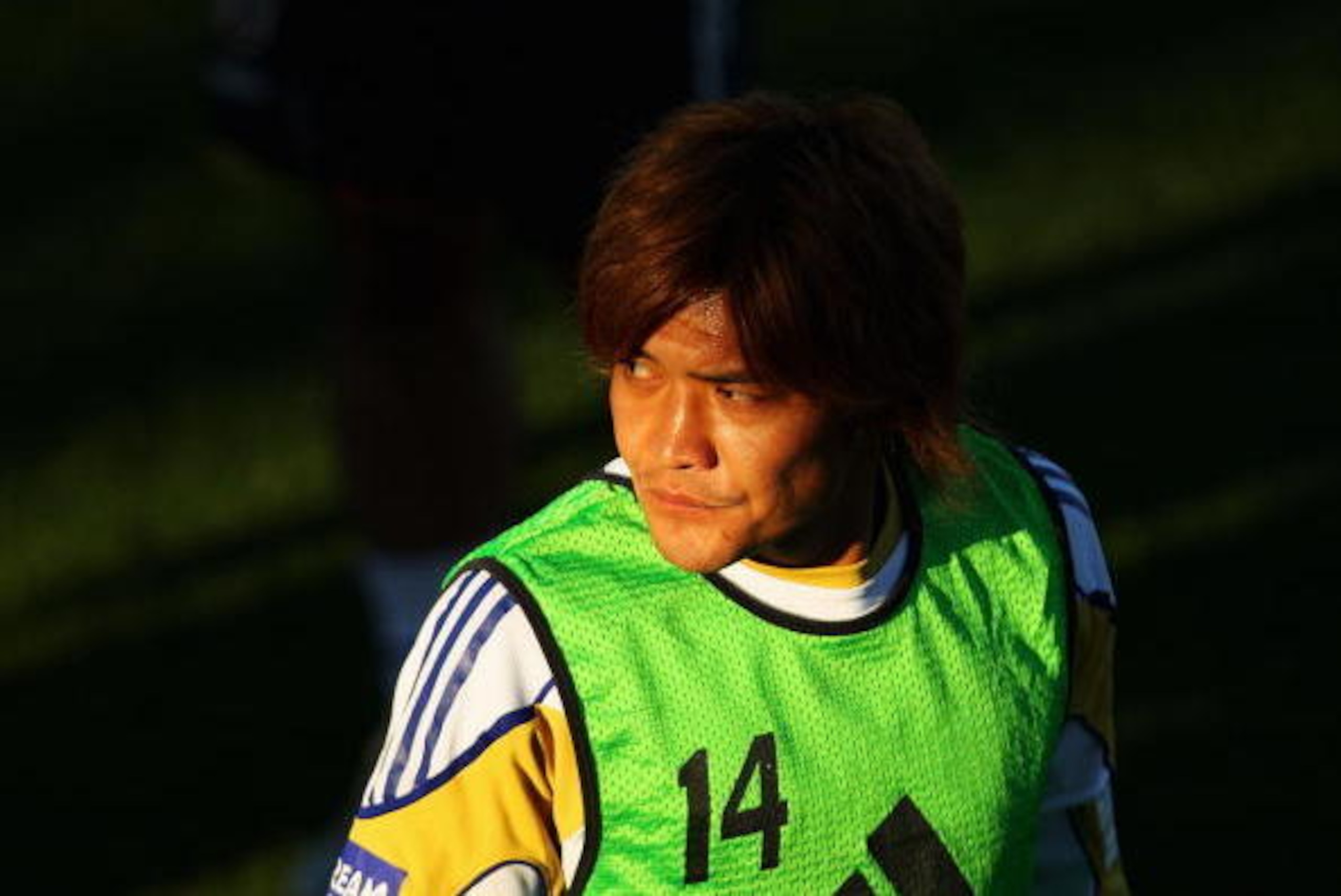 GEORGE, SOUTH AFRICA - JUNE 20: Yoshito Okubo looks on at a Japan training session during the FIFA 2010 World Cup at Outeniqua Stadium on June 20, 2010 in George, South Africa. (Photo by Mark Kolbe/Getty Images) GEORGE, SOUTH AFRICA - JUNE 20: Yoshito Okubo looks on at a Japan training session during the FIFA 2010 World Cup at Outeniqua Stadium on June 20, 2010 in George, South Africa. (Photo by Mark Kolbe/Getty Images)