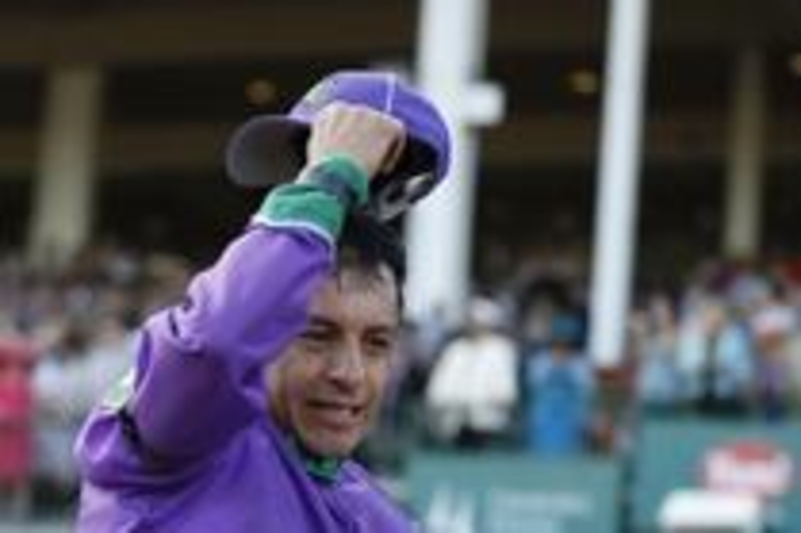 May 3, 2014; Louisville, KY, USA; California Chrome jockey Victor Espinoza (5) celebrates after winning the the 2014 Kentucky Derby. Mandatory Credit: Brian Spurlock-USA TODAY Sports May 3, 2014; Louisville, KY, USA; California Chrome jockey Victor Espinoza (5) celebrates after winning the the 2014 Kentucky Derby. Mandatory Credit: Brian Spurlock-USA TODAY Sports