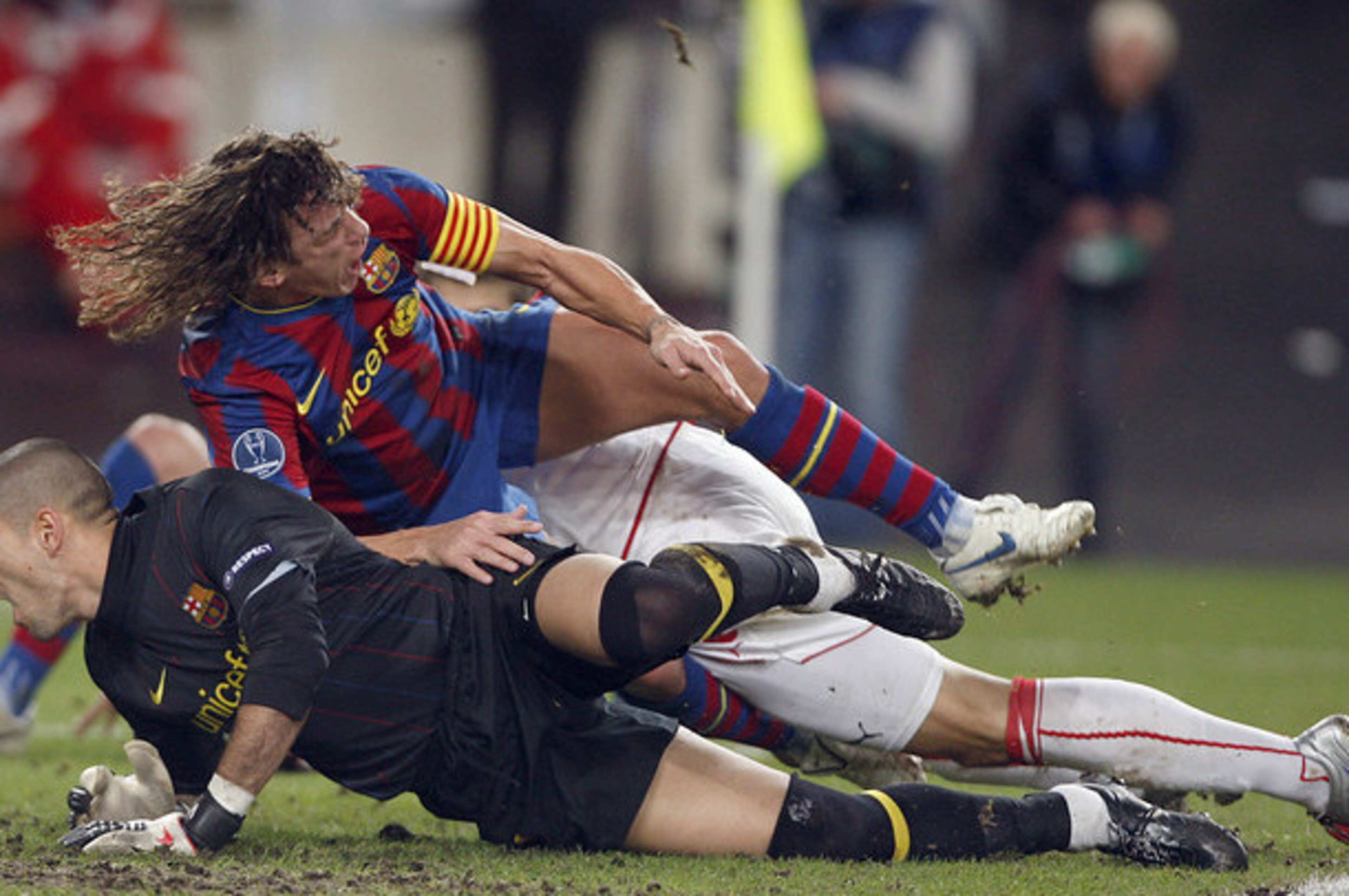 Valdes and Puyol will both leave this summer.