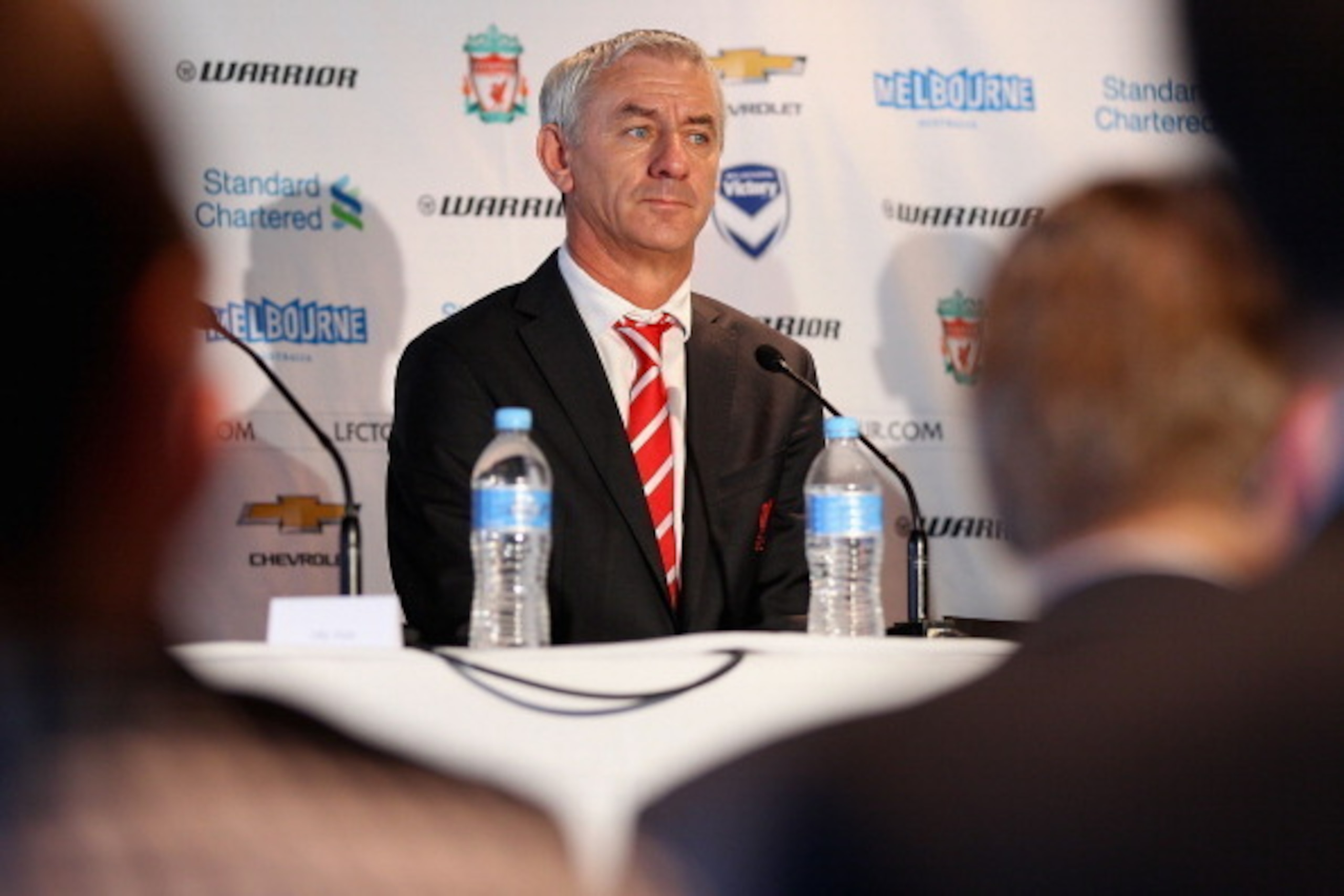 MELBOURNE, AUSTRALIA - APRIL 23:  Ian Rush Liverpool FC Ambassador and Former Player speaks to the media during a press conference at Melbourne Cricket Ground on April 23, 2013 in Melbourne, Australia. Liverpool FC will play Melbourne Victory in a friendl