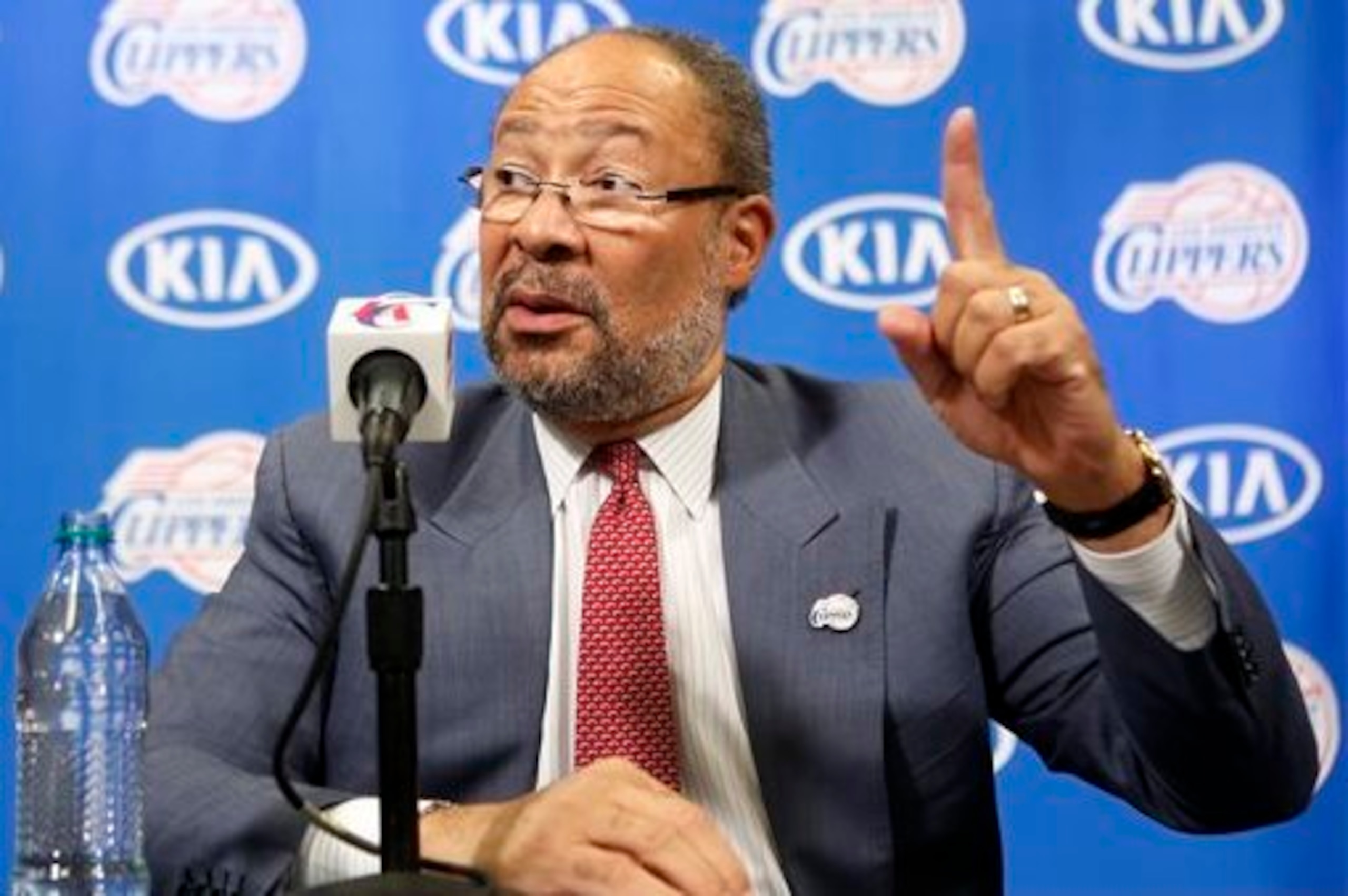 Interim CEO Dick Parsons will oversee the team's business operations until a new owner is found for the team.