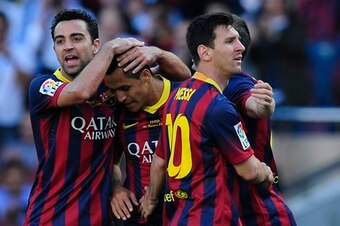 Xavi (left) sometimes isn't robust enough.