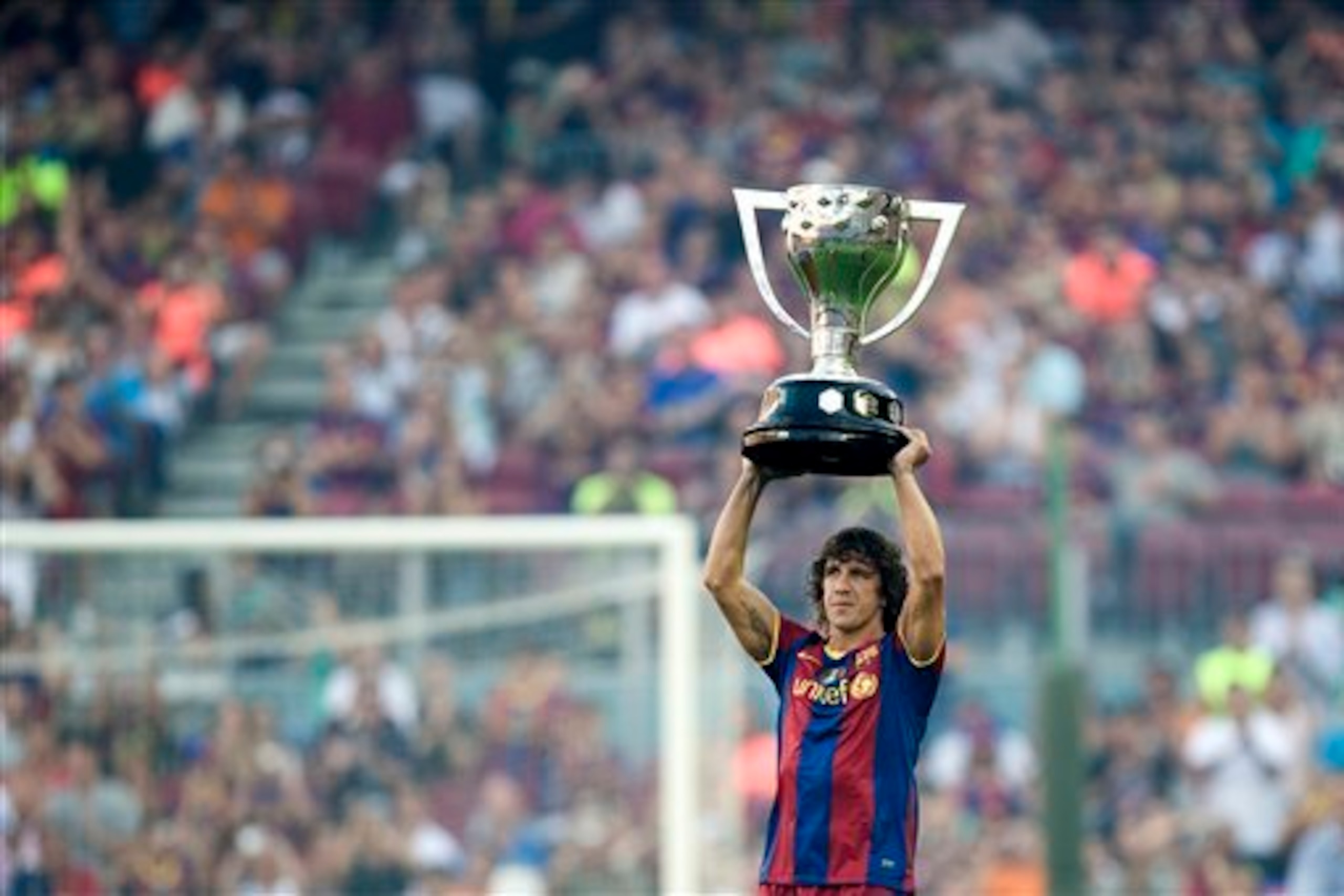 Will we see Carles Puyol's final Barca appearance ending in the same way?
