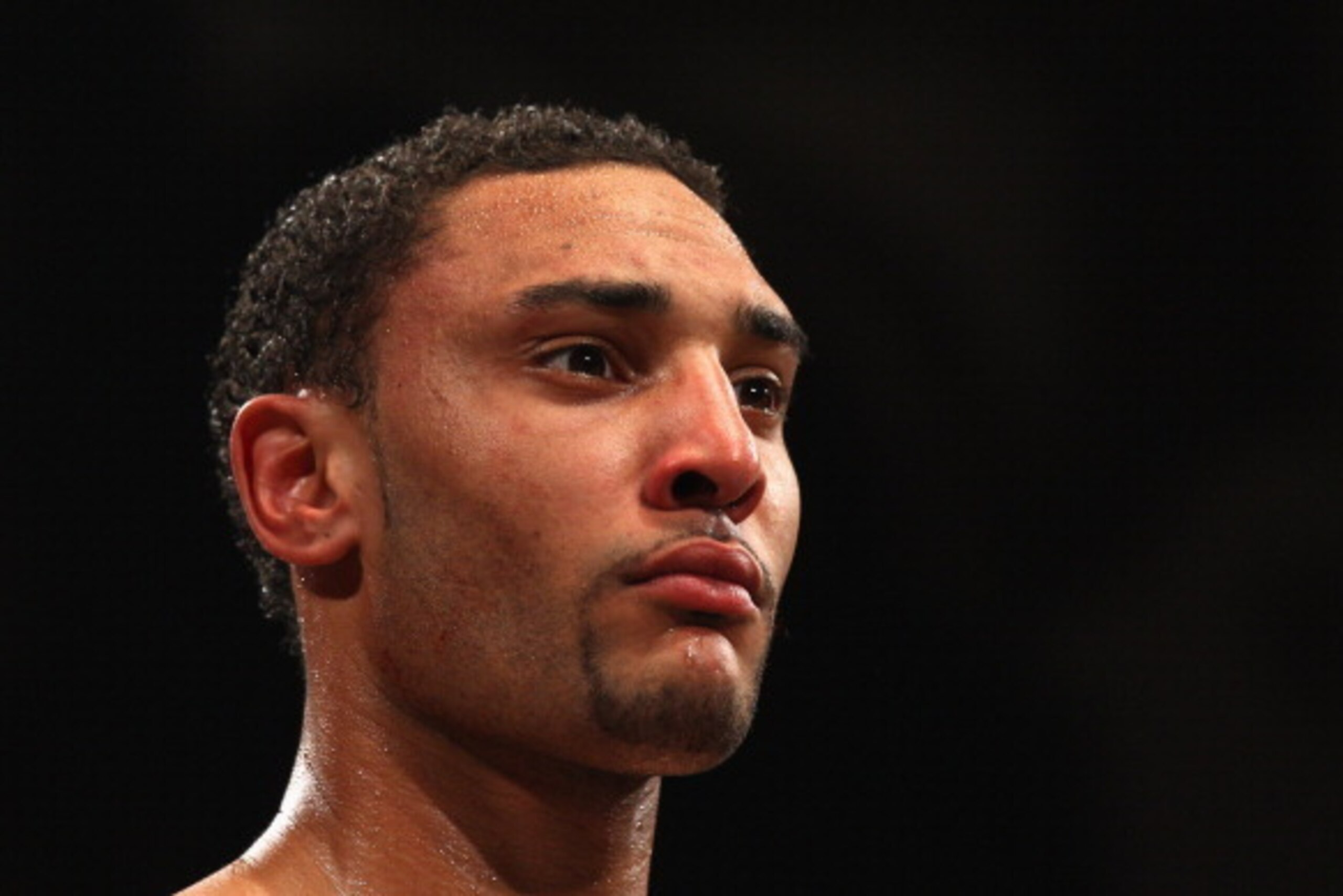 LIVERPOOL, ENGLAND - MARCH 23:  Tobias Webb looks on after his Prizefighter Super-Middleweights II Quarter-Final victory over Robin Reid at the Liverpool Olympia on March 23, 2011 in Liverpool, England.  (Photo by Alex Livesey/Getty Images)