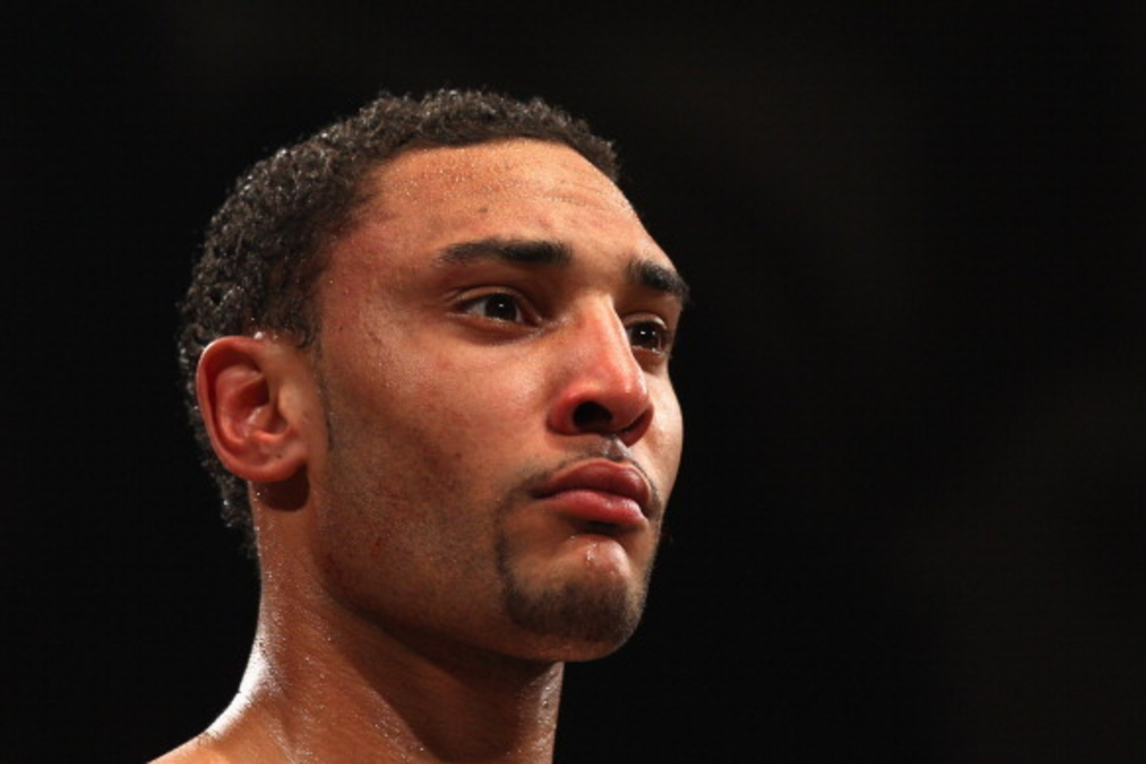 LIVERPOOL, ENGLAND - MARCH 23:  Tobias Webb looks on after his Prizefighter Super-Middleweights II Quarter-Final victory over Robin Reid at the Liverpool Olympia on March 23, 2011 in Liverpool, England.  (Photo by Alex Livesey/Getty Images)