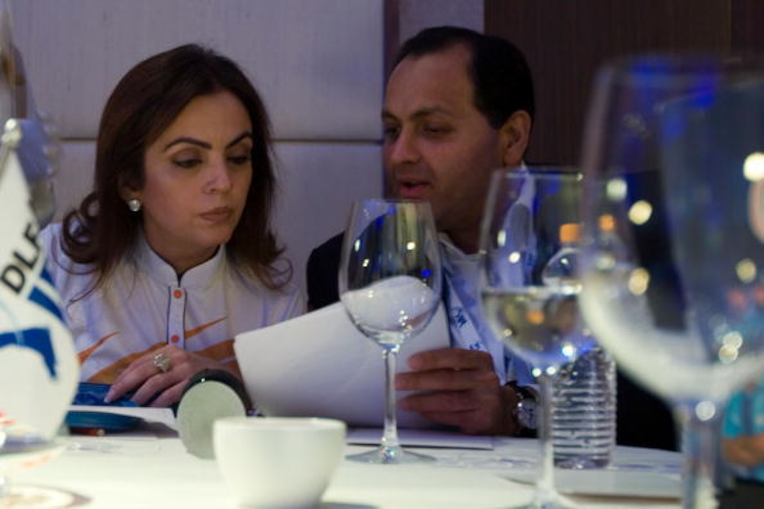 MUMBAI, INDIA - JANUARY 19:  Mrs. Nita Ambani, Owner of the Mumbai Indians Team attends the Indian Premier League Auction 2010 on January 19, 2010 in Mumbai, India.  (Photo by Ritam Banerjee/Getty Images)