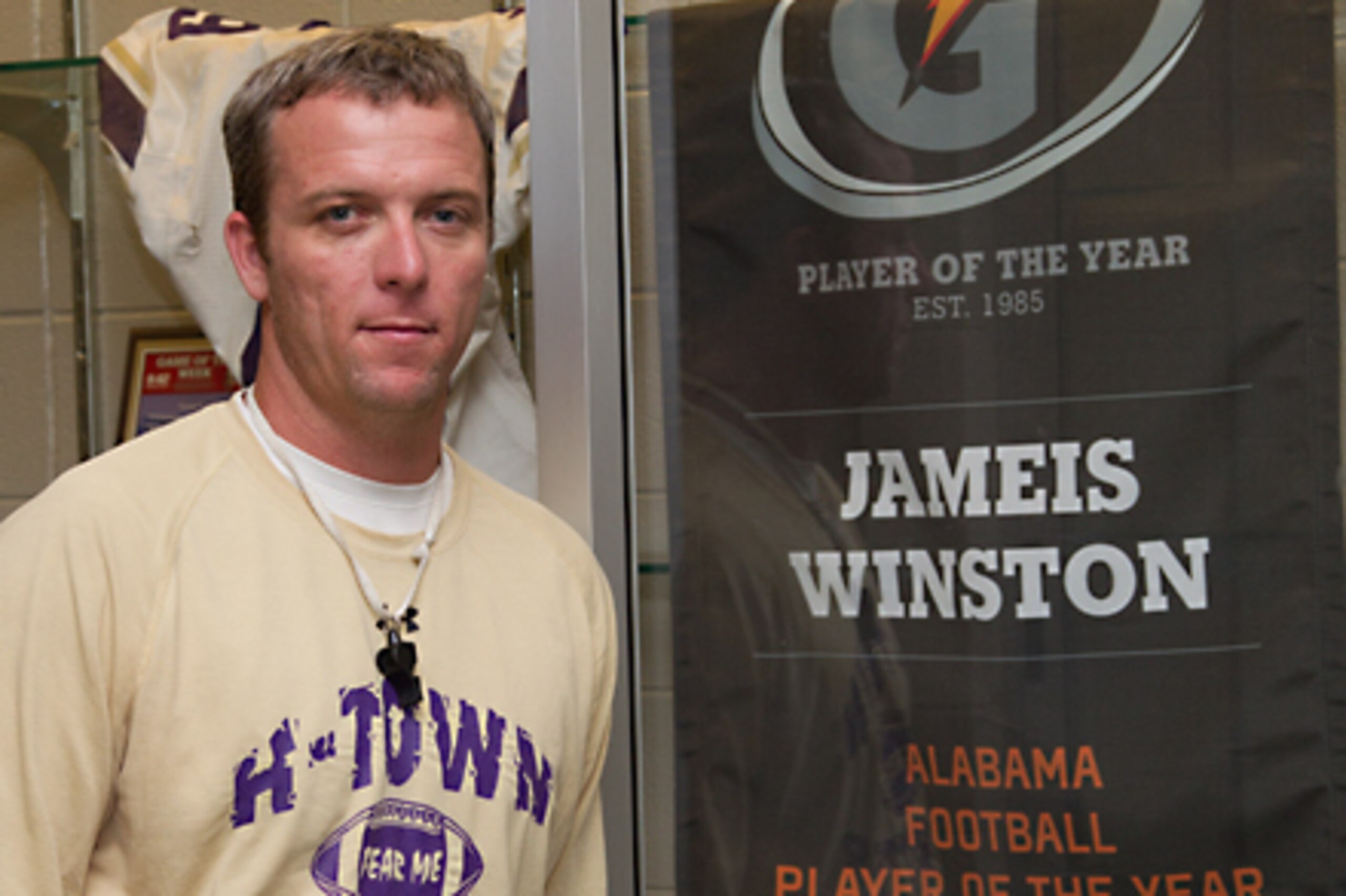 Hueytown HIgh head football coach Mark Stephens. Hueytown HIgh head football coach Mark Stephens.