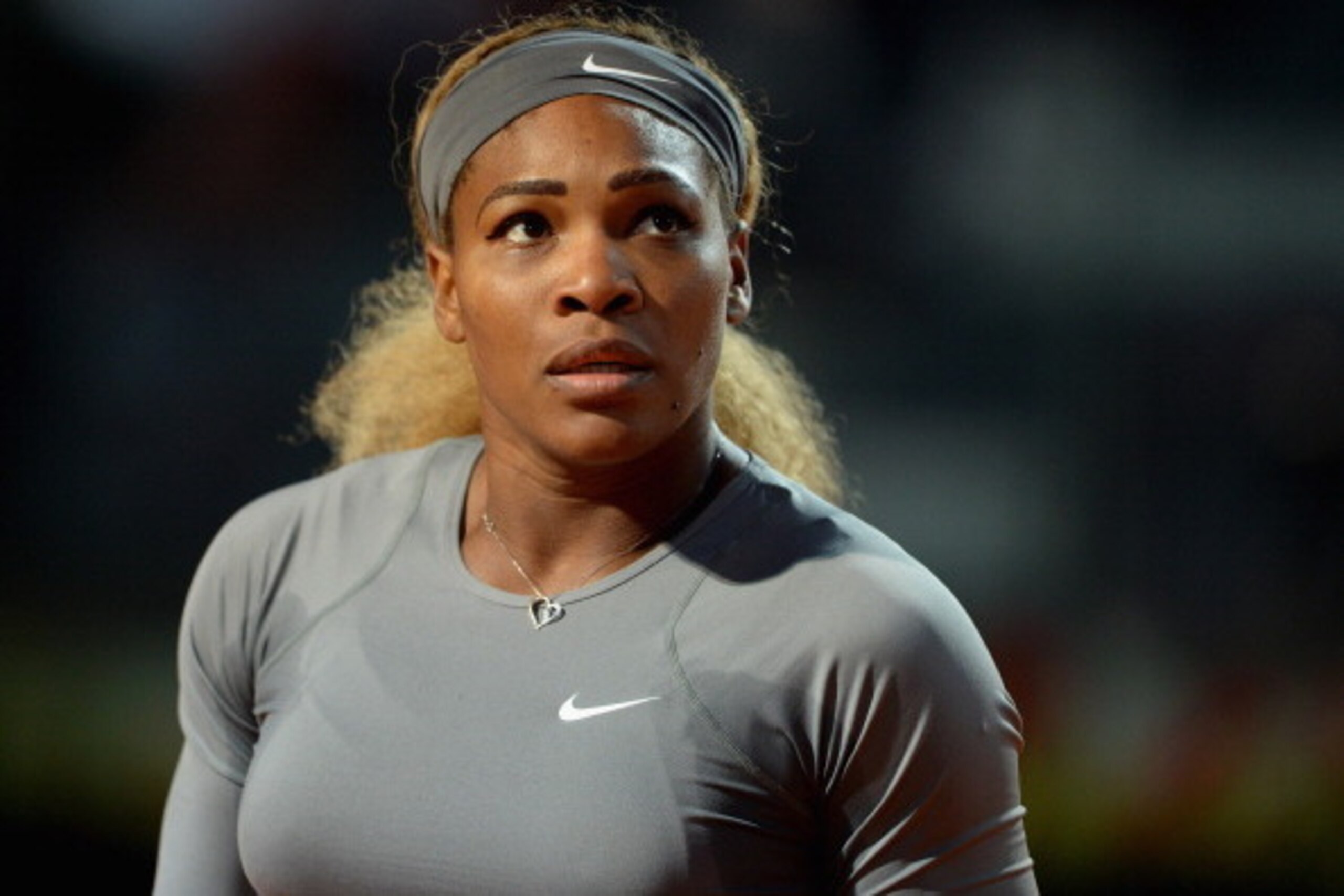 ROME, ITALY - MAY 15:  Serena Williams of the USA looks on in her match against Varvara Lepchenko of the USA during day 5 of the Internazionali BNL d'Italia 2014 on May 15, 2014 in Rome, Italy.  (Photo by Michael Regan/Getty Images)