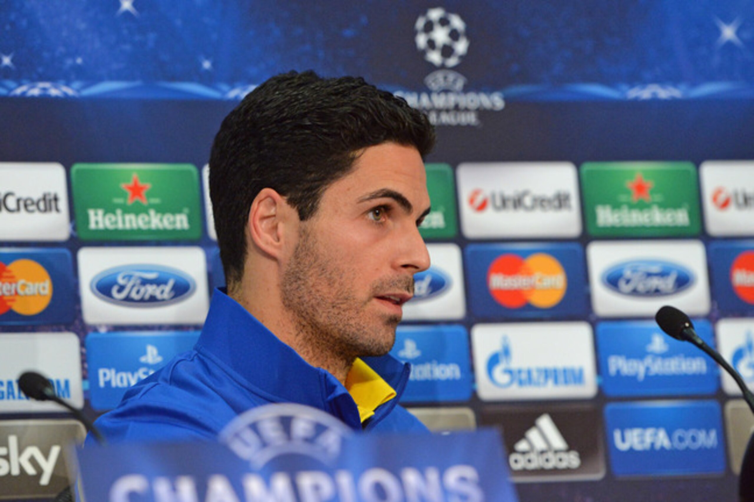 Mikel Arteta's experience could be key as the pressure grows.