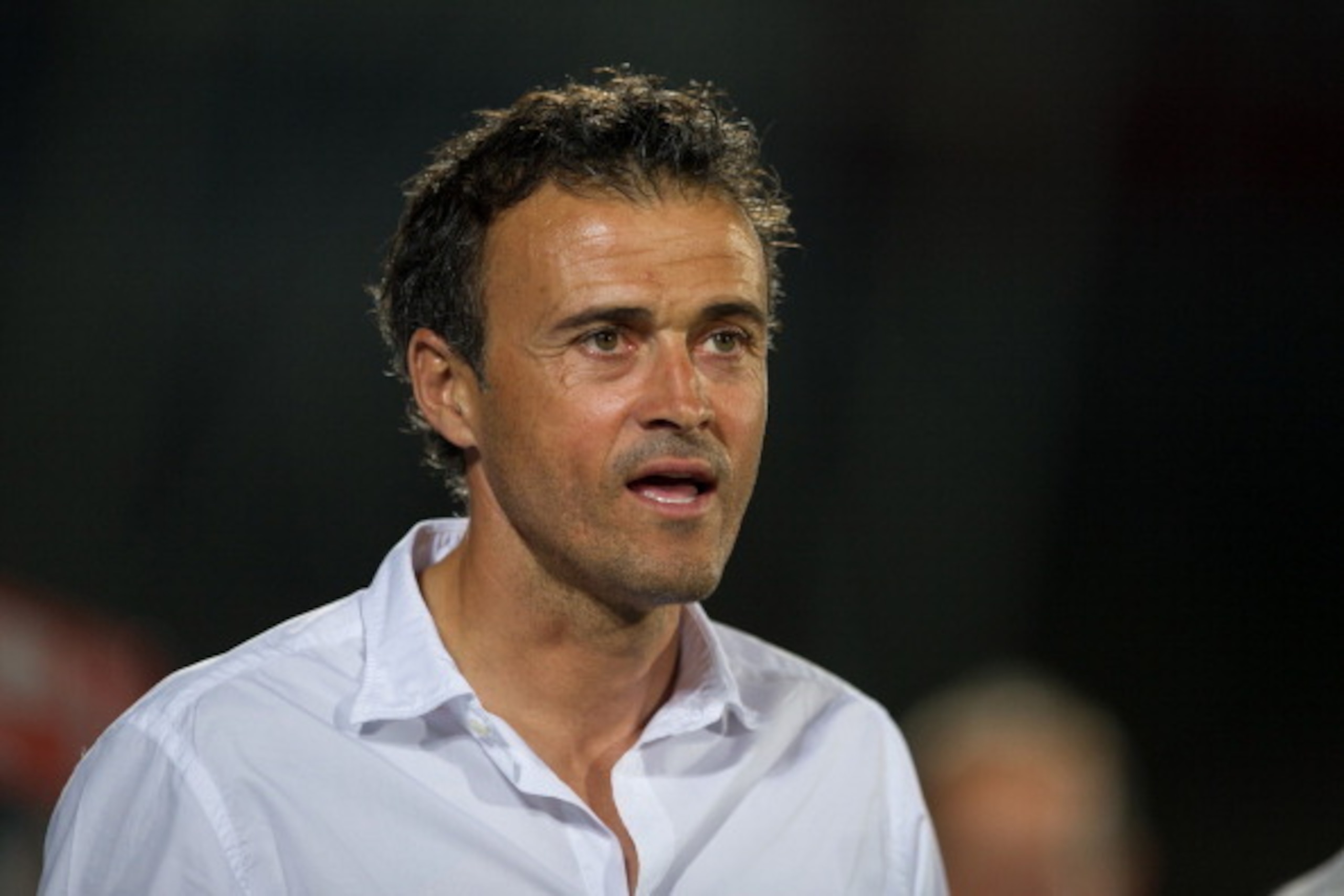 GETAFE, SPAIN - SEPTEMBER 26: RC Celta de Vigo head coach Luis Enrique looks on during the La Liga match between Getafe CF and RC Celta de Vigo at Coliseum Alfonso Perez on September 26, 2013 in Getafe, Spain. (Photo by Denis Doyle/Getty Images) GETAFE, SPAIN - SEPTEMBER 26: RC Celta de Vigo head coach Luis Enrique looks on during the La Liga match between Getafe CF and RC Celta de Vigo at Coliseum Alfonso Perez on September 26, 2013 in Getafe, Spain. (Photo by Denis Doyle/Getty Images)