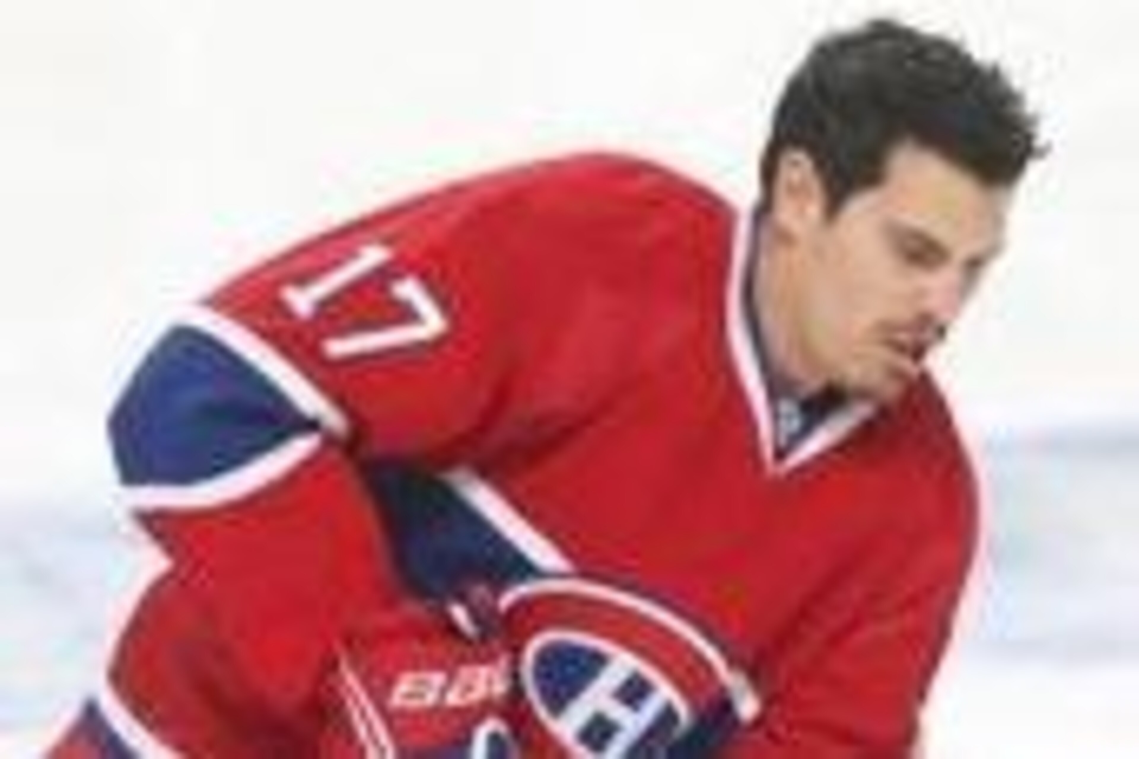 May 8, 2014; Montreal, Quebec, CAN; Montreal Canadiens left wing Rene Bourque (17) before the game four against Boston Bruins of the second round of the 2014 Stanley Cup Playoffs at Bell Centre. Mandatory Credit: Jean-Yves Ahern-USA TODAY Sports May 8, 2014; Montreal, Quebec, CAN; Montreal Canadiens left wing Rene Bourque (17) before the game four against Boston Bruins of the second round of the 2014 Stanley Cup Playoffs at Bell Centre. Mandatory Credit: Jean-Yves Ahern-USA TODAY Sports