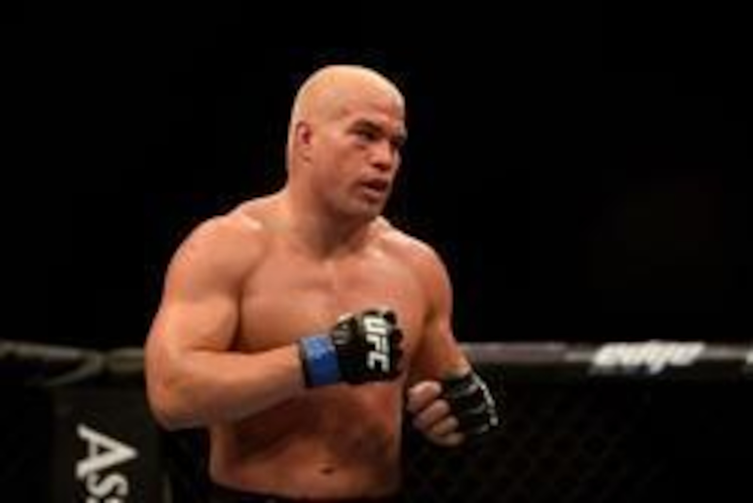 Jul. 7, 2012; Las Vegas, NV, USA; UFC fighter Tito Ortiz during a light heavyweight bout in UFC 148 at the MGM Grand Garden Arena. Mandatory Credit: Mark J. Rebilas-USA TODAY Sports