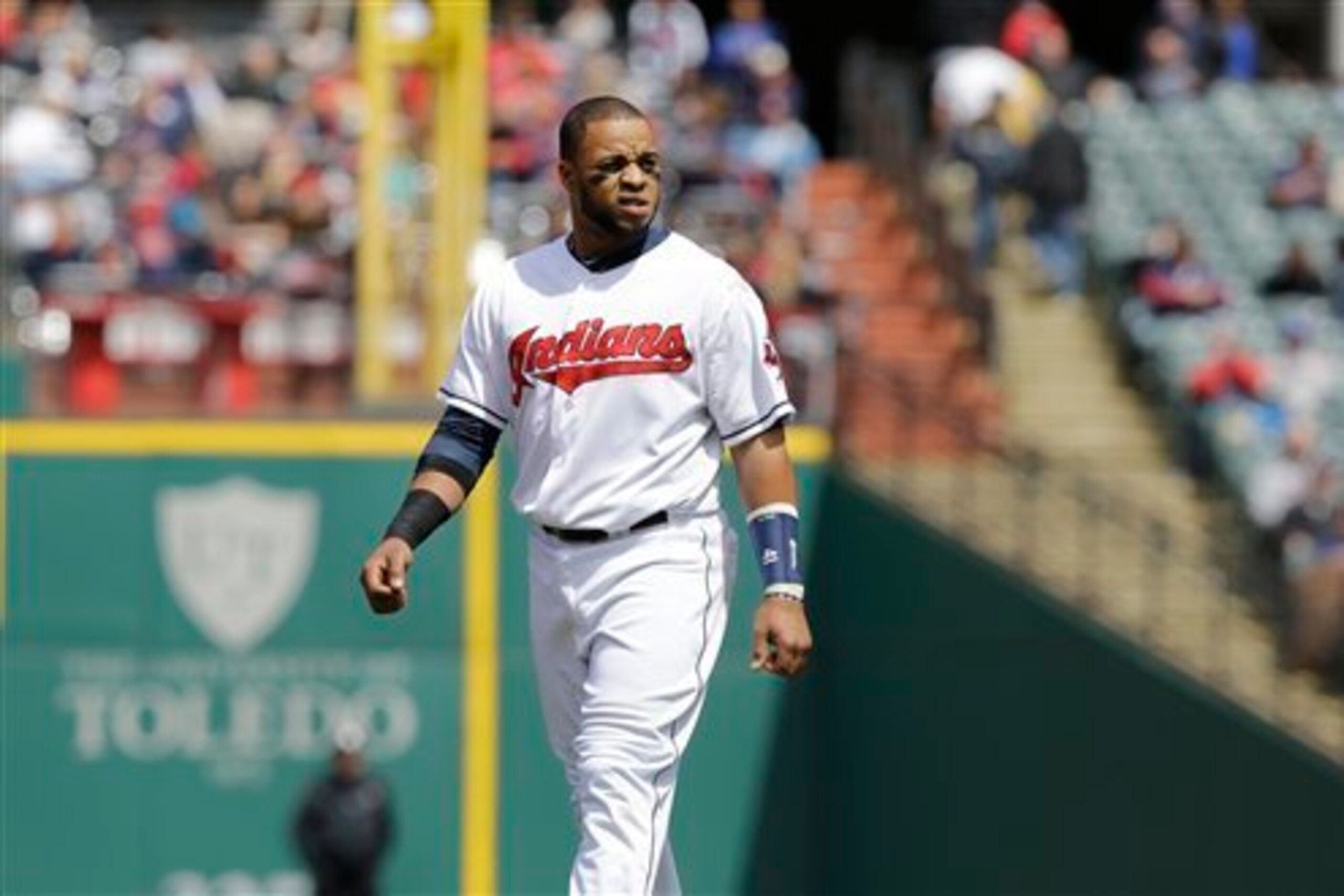 If you want to give up on Carlos Santana and his .156 average, we won't blame you.