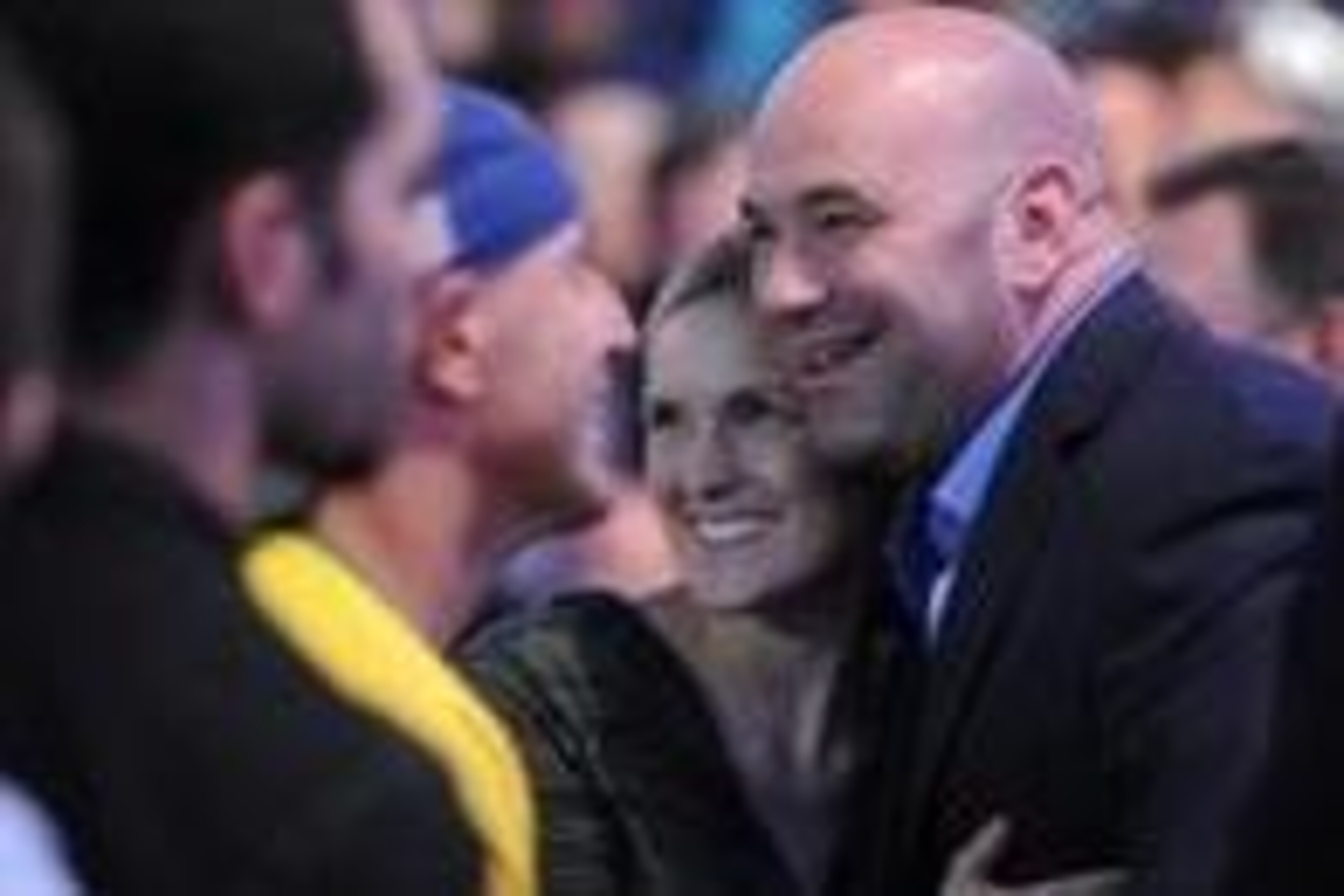 Apr 19, 2014; Orlando, FL, USA; (Editors note: Caption correction) UFC owner Dana White enjoying the lightweight fight during UFC on FOX 11 at Amway Center. Mandatory Credit: David Manning-USA TODAY Sports