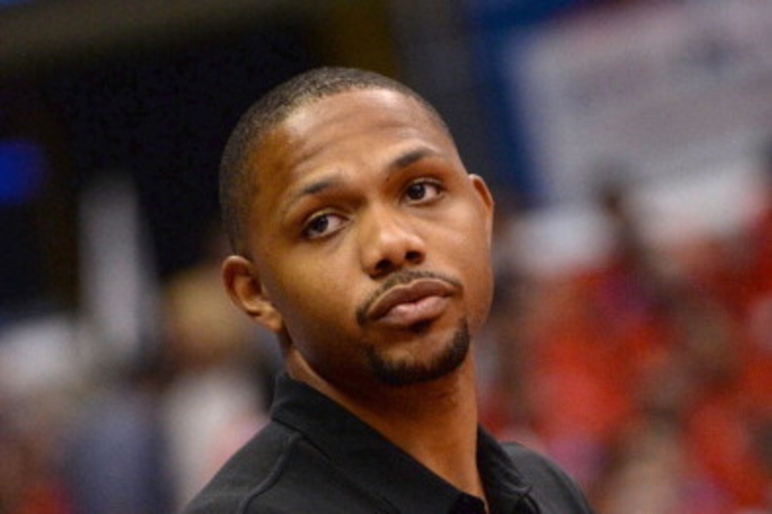 LOS ANGELES, CA - MAY 15:  New Orleans Pelicans guard Eric Gordon attends Game Six of the Western Conference Semifinals between the Oklahoma City Thunder and the Los Angeles Clippers during the 2014 NBA Playoffs at Staples Center on May 15, 2014 in Los An