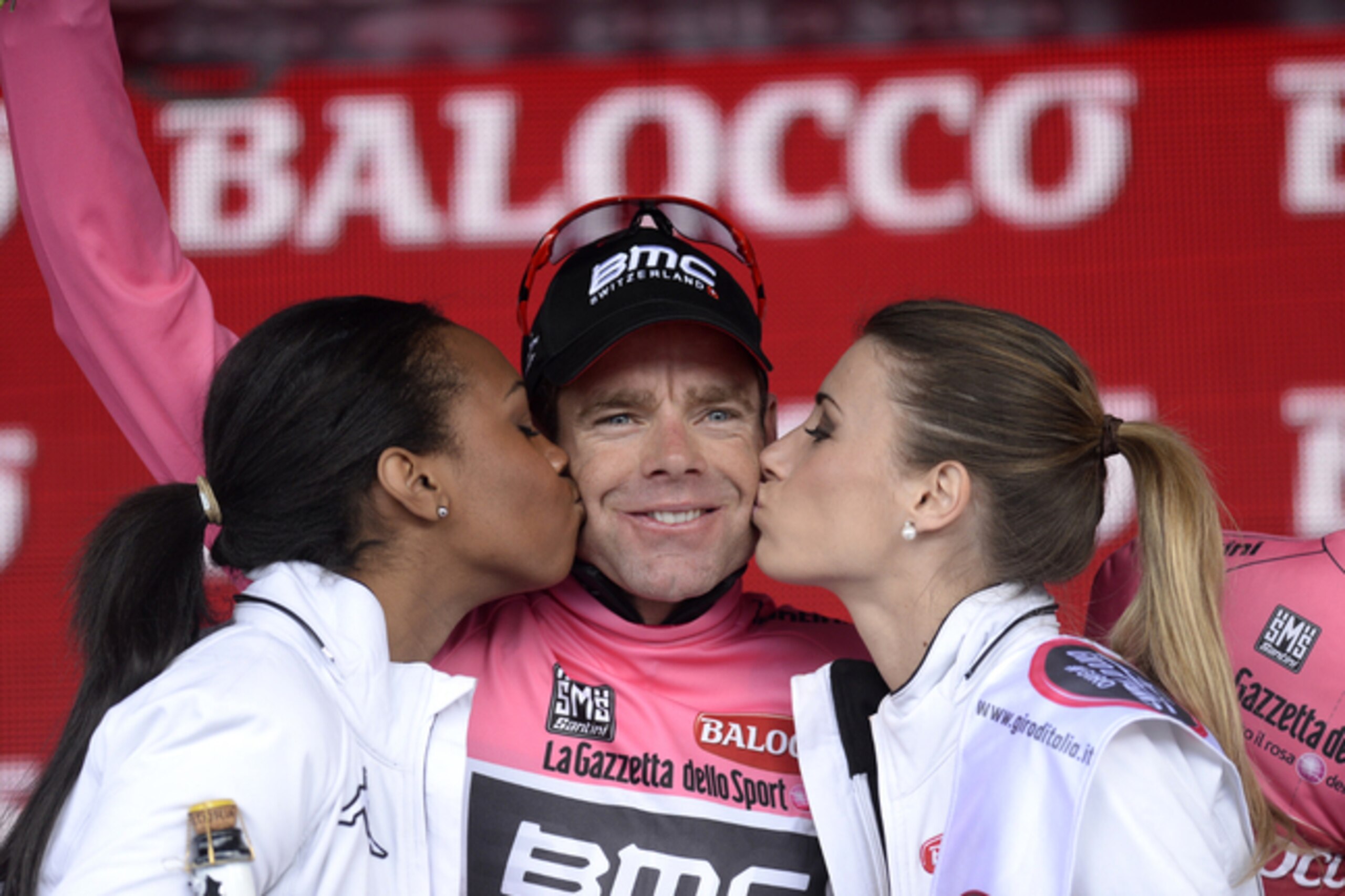Evans rode into pink on Stage 8 of this year's Giro after fine work by him and his BMC team in the first trip into the mountains.