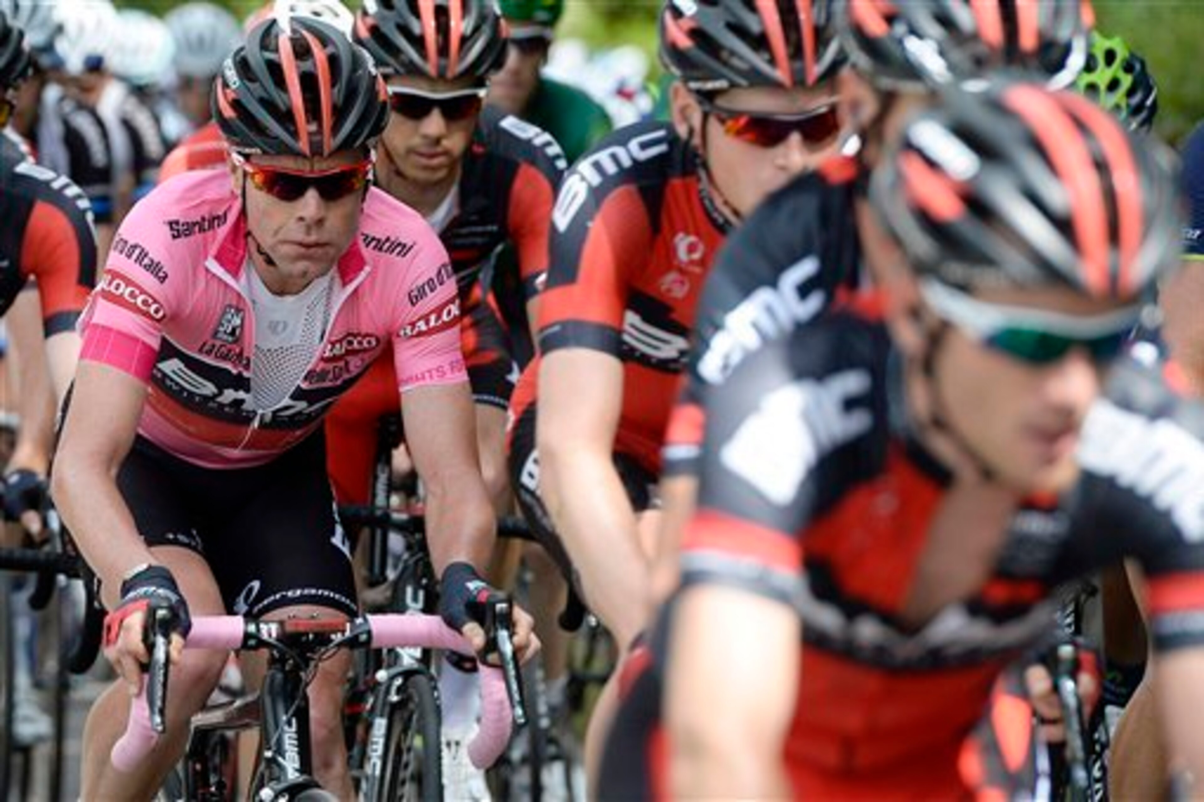 Evans has been ably supported by his BMC team-mates. Evans has been ably supported by his BMC team-mates.