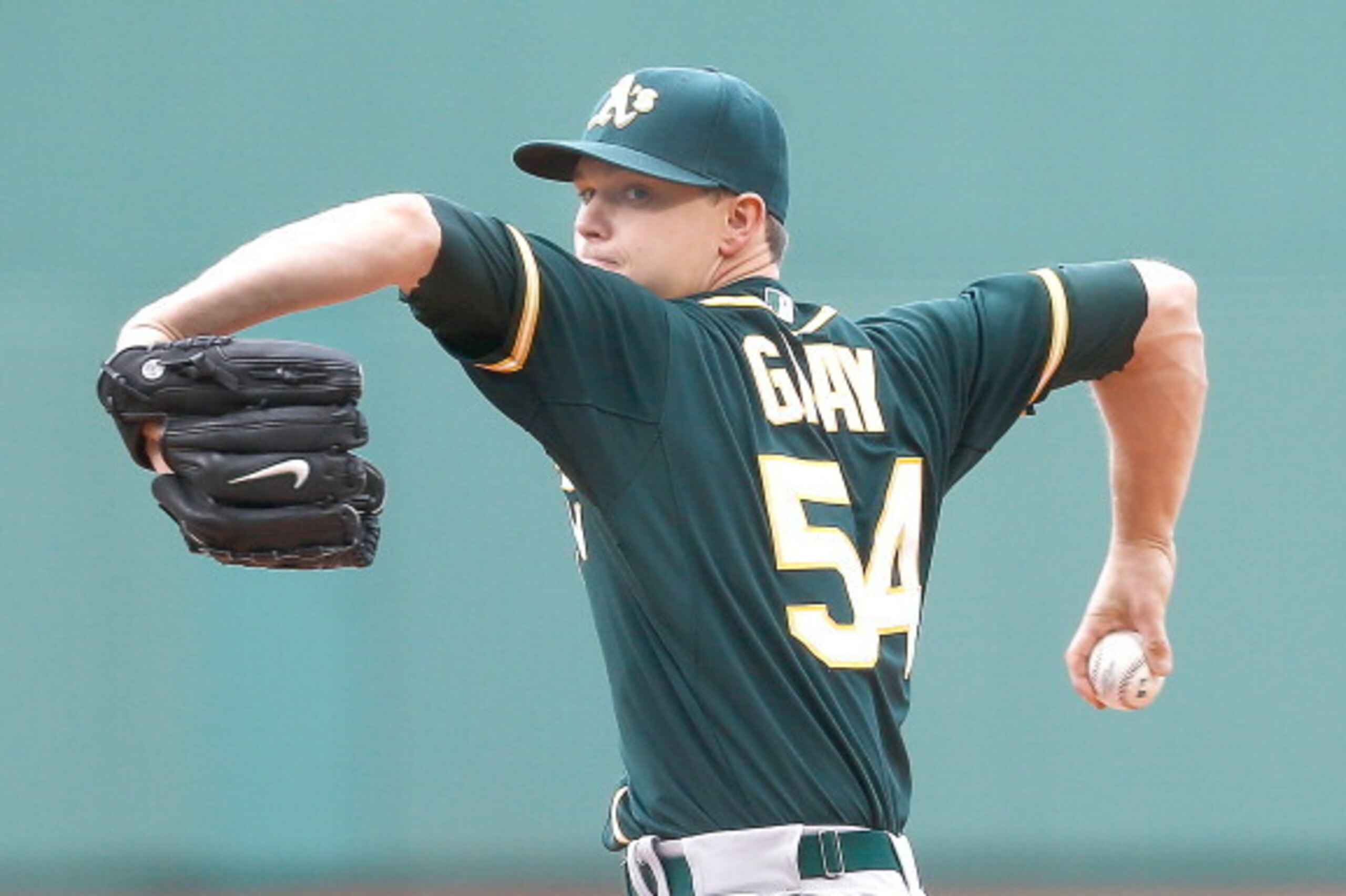 BOSTON, MA - MAY 4: Sonny Gray #54 of the Oakland Athletics throws in the first inning against Boston Red Sox at Fenway Park on May 4, 2014 in Boston, Massachusetts. (Photo by Jim Rogash/Getty Images) BOSTON, MA - MAY 4: Sonny Gray #54 of the Oakland Athletics throws in the first inning against Boston Red Sox at Fenway Park on May 4, 2014 in Boston, Massachusetts. (Photo by Jim Rogash/Getty Images)
