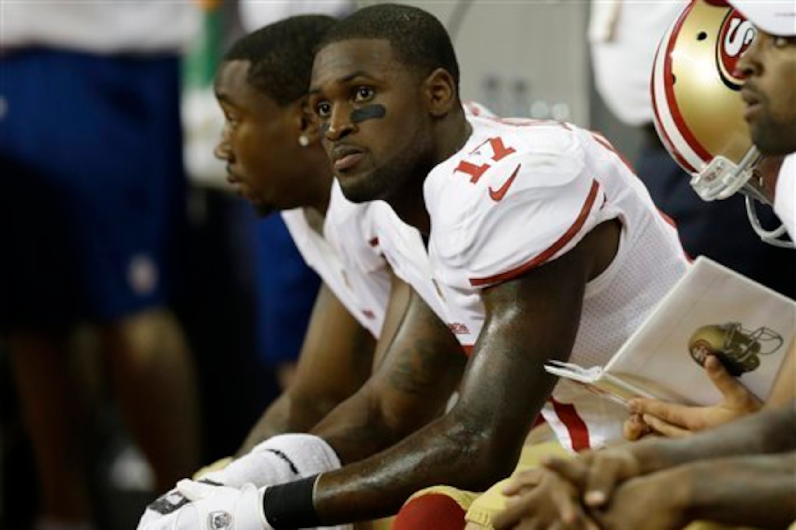 A.J. Jenkins could never get onto the field. A.J. Jenkins could never get onto the field.
