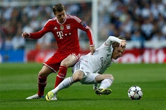 Kroos struggled against Real Madrid's fast, direct football.