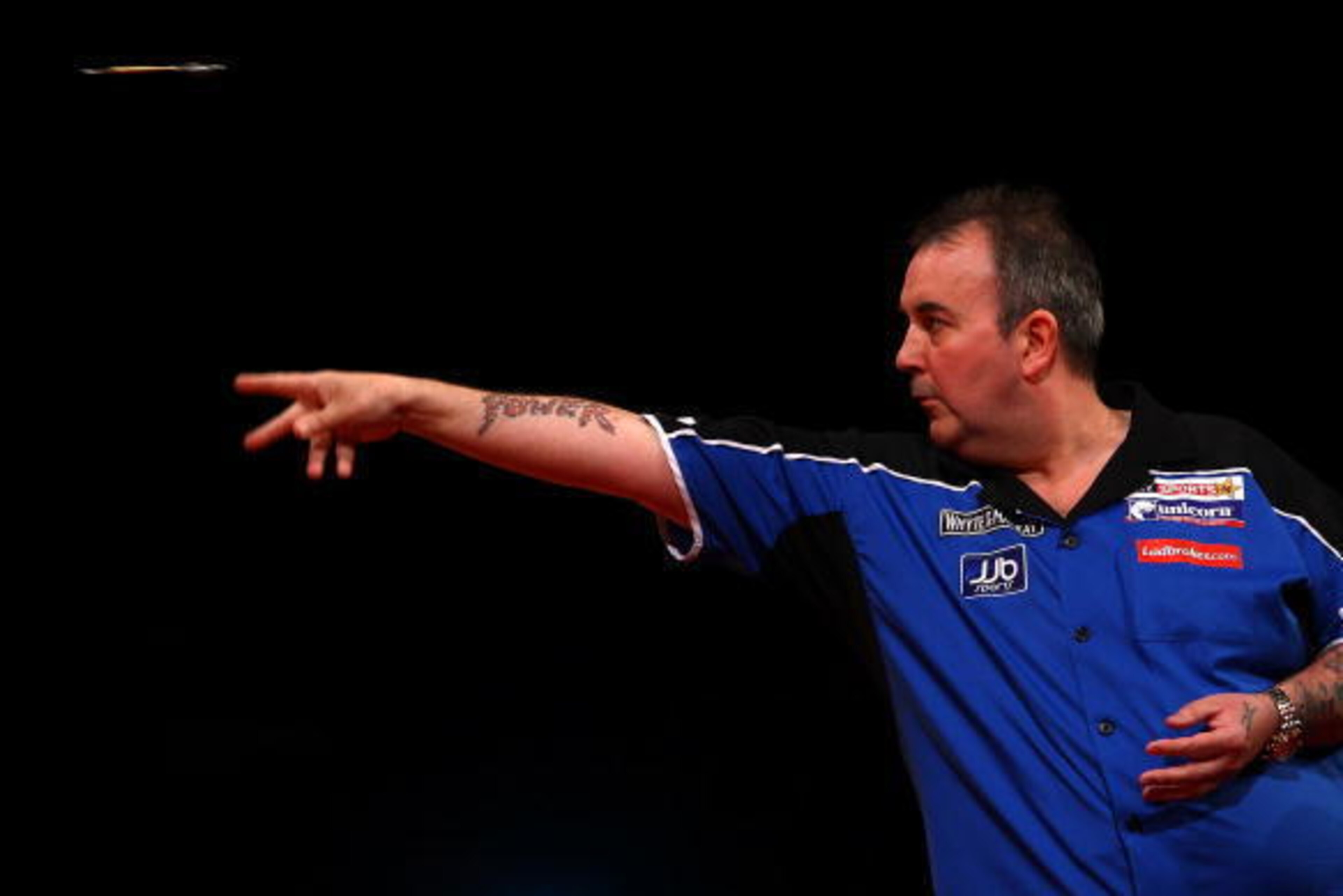 LONDON, ENGLAND - MAY 25:  Phil Taylor of England in action during a Semi-final of The Whyte & Mackay Premier League Darts League played at Wembley Arena on May 25, 2009 in London, England.  (Photo by Julian Herbert/Getty Images)