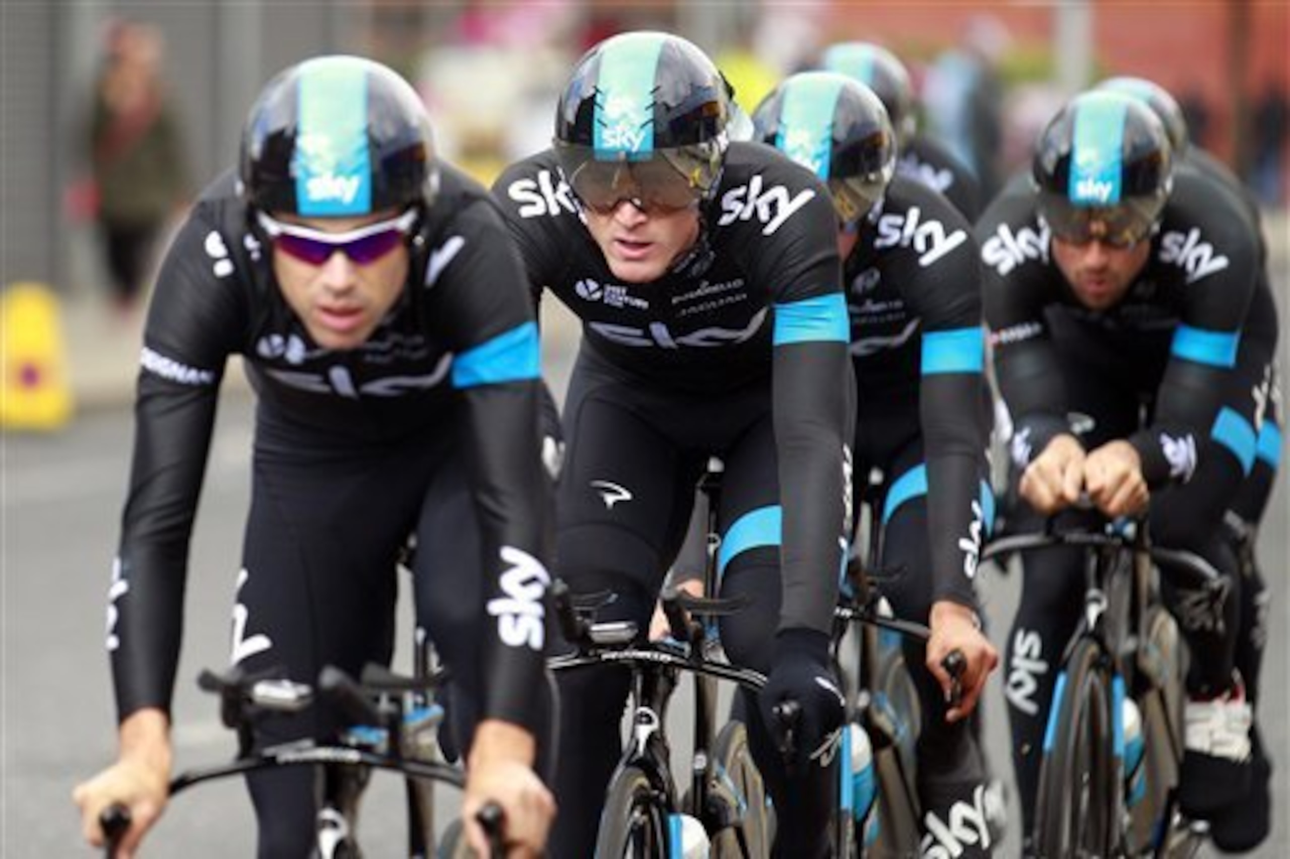 Team Sky did their all to give Ben Swift a great chance. Team Sky did their all to give Ben Swift a great chance.