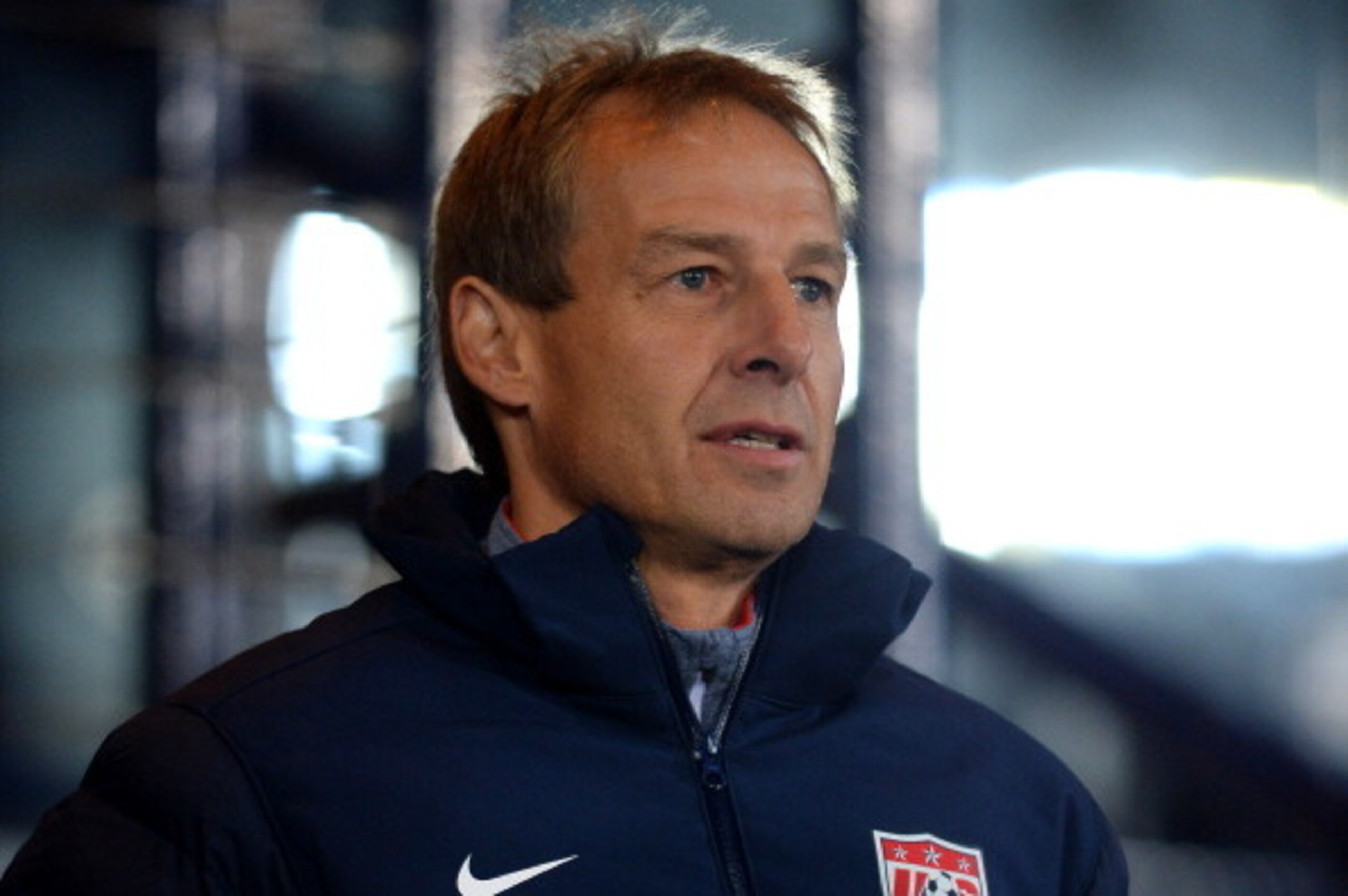 GLASGOW,  SCOTLAND - NOVEMBER 15 :  USA manager Jurgen Klinsmann during the International Friendly match between Scotland and USA at Hampden Park on November 15, 2013.  (Photo by Mark Runnacles/Getty Images)