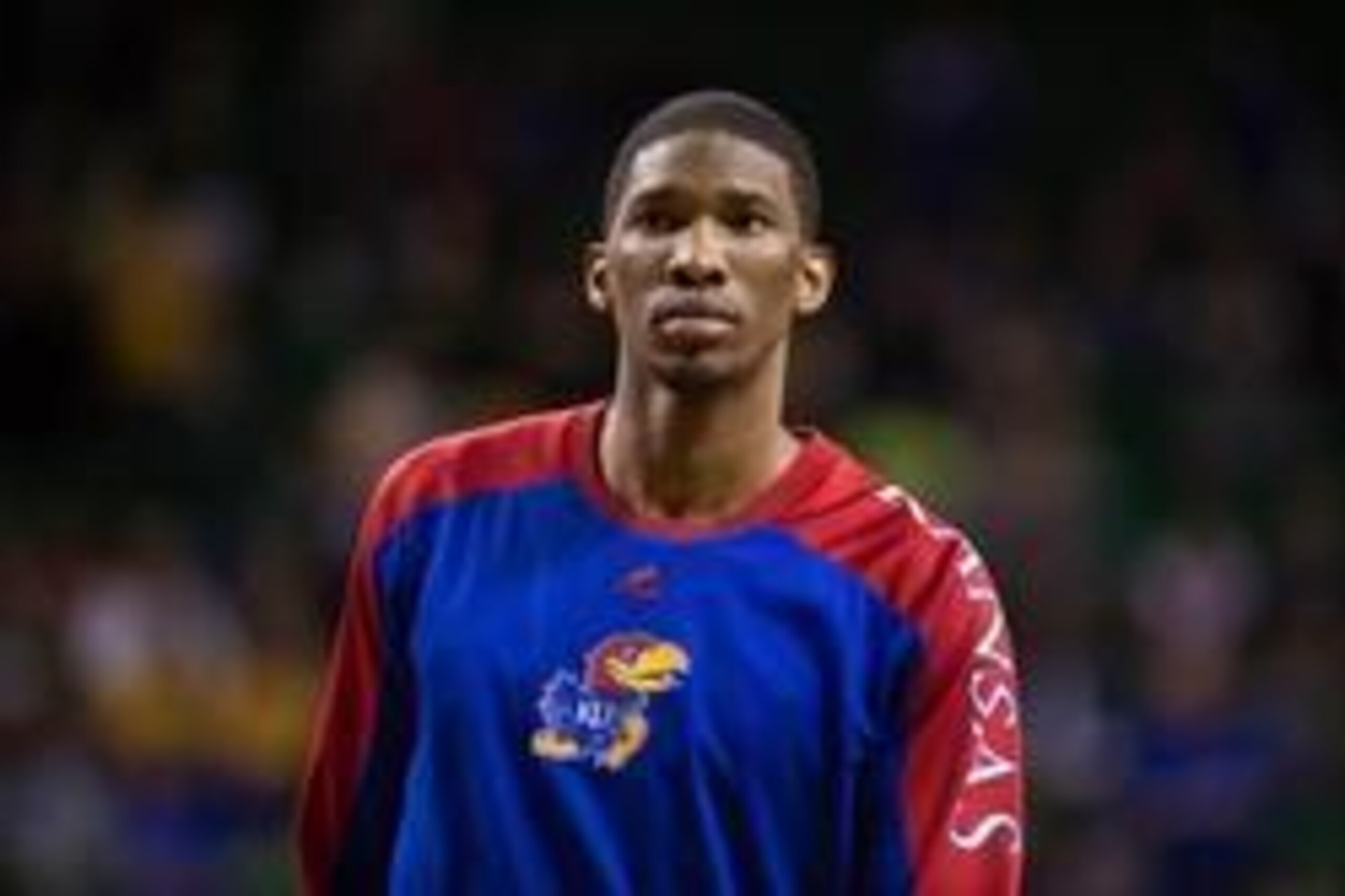 Feb 4, 2014; Waco, TX, USA; Kansas Jayhawks center Joel Embiid (21) warms up before the game against the Baylor Bears at the Ferrell Center. The Jayhawks defeated the Bears 69-52. Mandatory Credit: Jerome Miron-USA TODAY Sports Feb 4, 2014; Waco, TX, USA; Kansas Jayhawks center Joel Embiid (21) warms up before the game against the Baylor Bears at the Ferrell Center. The Jayhawks defeated the Bears 69-52. Mandatory Credit: Jerome Miron-USA TODAY Sports