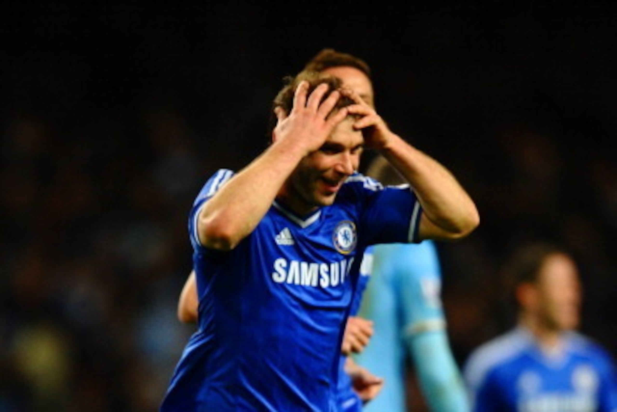 MANCHESTER, ENGLAND - FEBRUARY 03: Branislav Ivanovic of Chelsea celebrates scoring their first goal during the Barclays Premier League match between Manchester City and Chelsea at Etihad Stadium on February 3, 2014 in Manchester, England. (Photo by Lau MANCHESTER, ENGLAND - FEBRUARY 03: Branislav Ivanovic of Chelsea celebrates scoring their first goal during the Barclays Premier League match between Manchester City and Chelsea at Etihad Stadium on February 3, 2014 in Manchester, England. (Photo by Lau