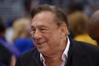 Jan 10, 2014; Los Angeles, CA, USA; Los Angeles Clippers owner Donald Sterling attends the game against the Los Angeles Lakers at Staples Center. The Clippers defeated the Lakers 123-87. Mandatory Credit: Kirby Lee-USA TODAY Sports