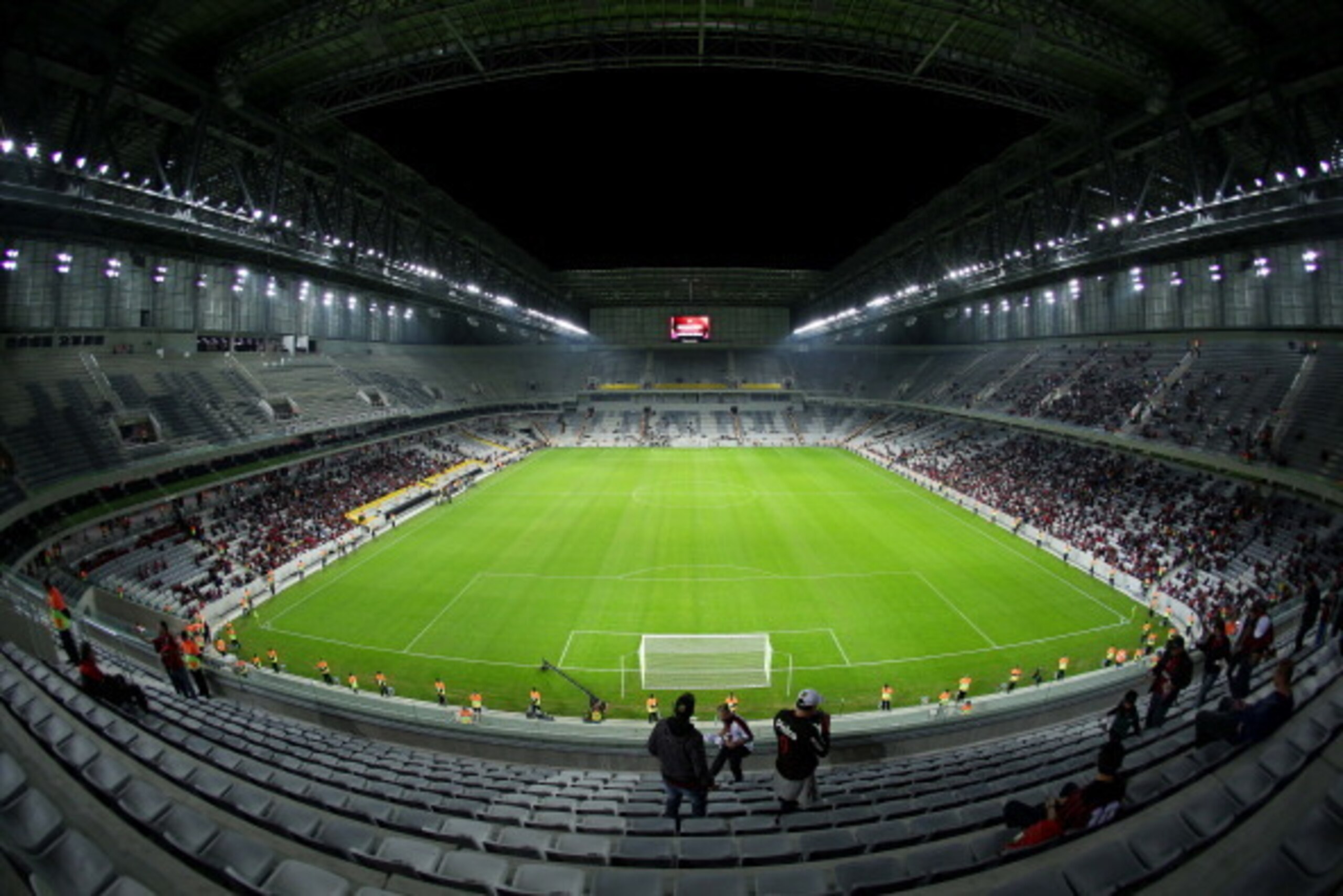 CURITIBA, BRAZIL - May 14: General view of Atletico-PR during the Friendly match between Atletico-PR and Corinthians for the Test Event FIFA at Arena da Baixada stadium on May 14, 2014 in Curitiba, Brazil. (Photo by Stringer/Getty Images)