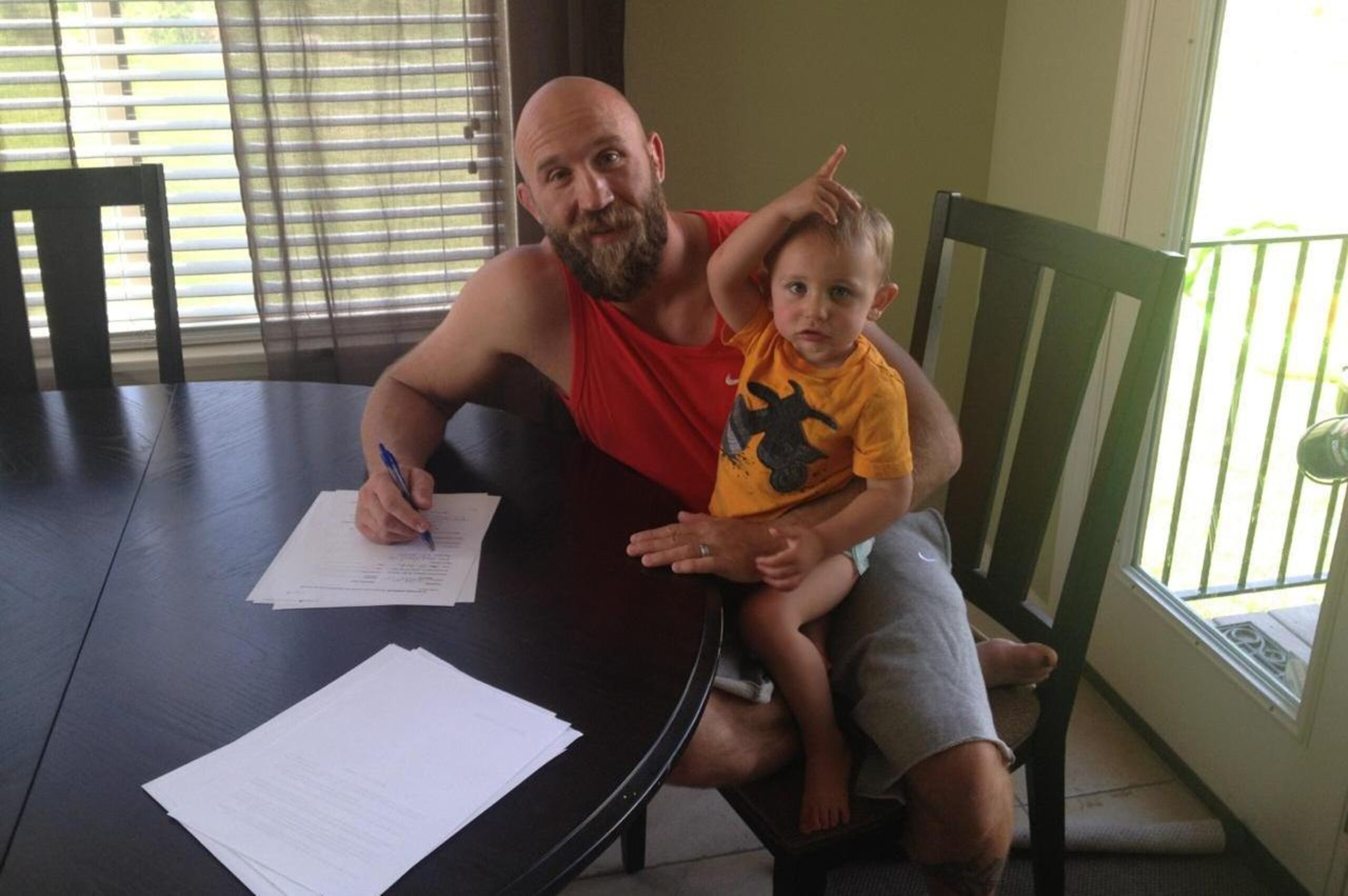 Josh Burkman signs his new, multifight deal with WSOF. Josh Burkman signs his new, multifight deal with WSOF.