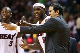 After winning two titles with Miami, LeBron James has adopted some of the language used by Heat coach Erik Spolestra.