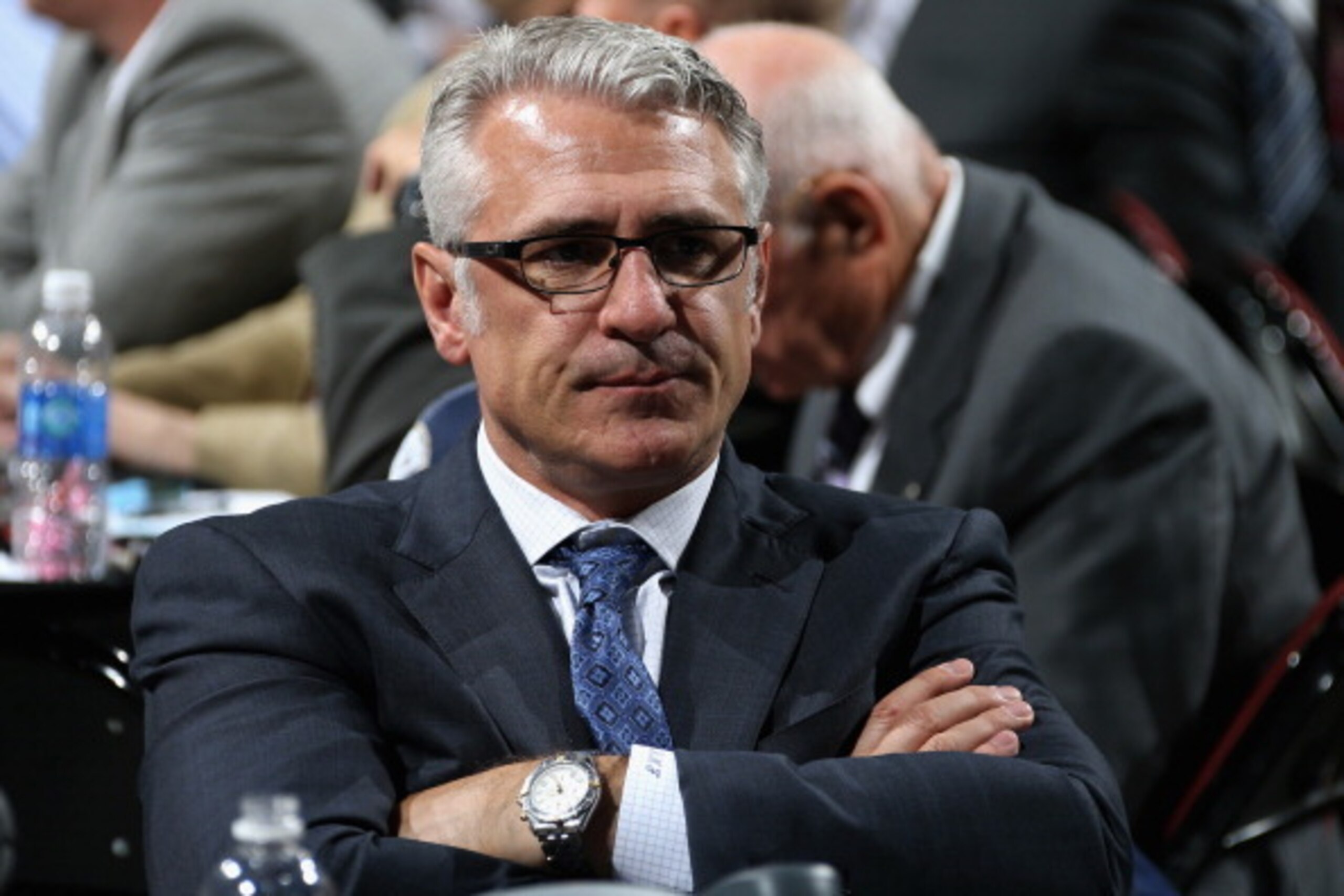 NEWARK, NJ - JUNE 30: Vice President of Hockey Operations Ron Francis of the Carolina Hurricanes attends the 2013 NHL Draft at Prudential Center on June 30, 2013 in Newark, New Jersey. (Photo by Dave Sandford/NHLI via Getty Images) NEWARK, NJ - JUNE 30: Vice President of Hockey Operations Ron Francis of the Carolina Hurricanes attends the 2013 NHL Draft at Prudential Center on June 30, 2013 in Newark, New Jersey. (Photo by Dave Sandford/NHLI via Getty Images)
