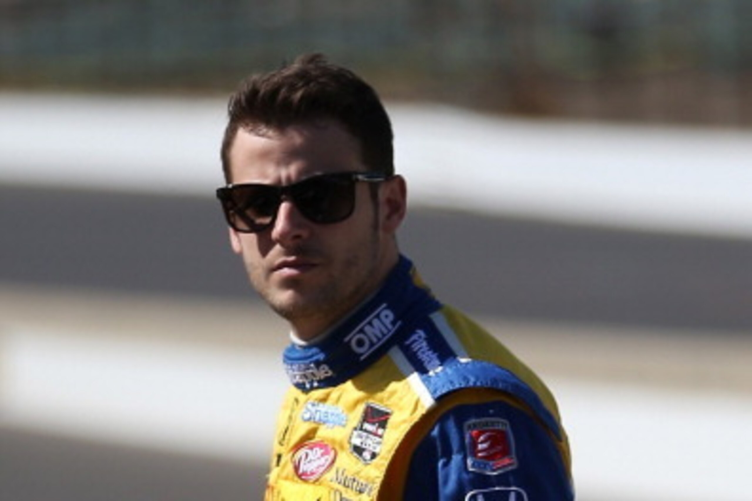 INDIANAPOLIS, IN - MAY 23:  Marco Andretti, driver of the #25 Snapple Andretti Autosport Honda Dallara prepares to drive during final practice on Carb Day for the 98th running of the Indianapolis 500 Mile Race on May 23, 2014 at Indianapolis Motor Speedwa