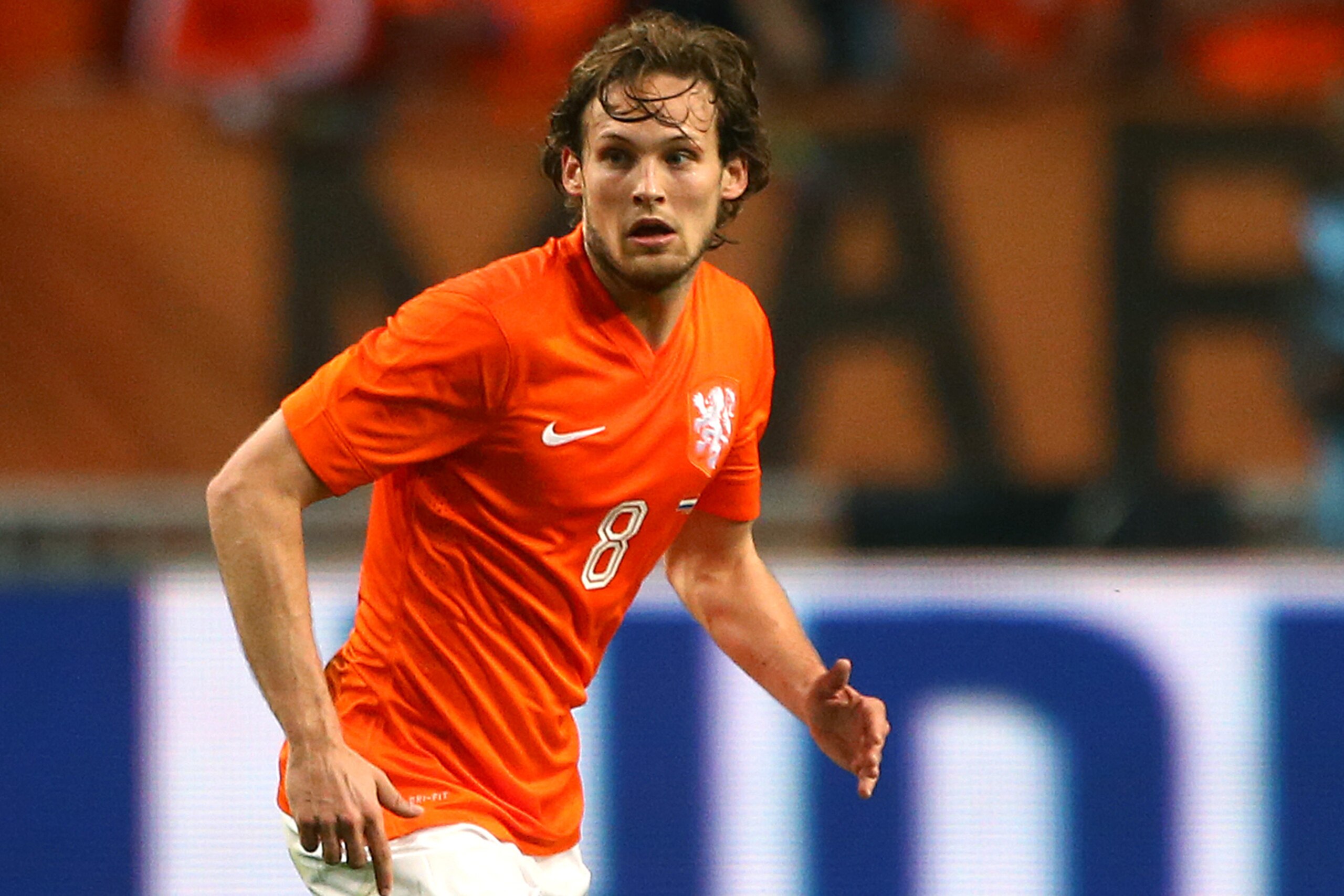 AMSTERDAM, NETHERLANDS - MAY 17: Daley Blind of Holland attacks during the International Friendly match between The Netherlands and Ecuador at The Amsterdam Arena on May 17, 2014 in Amsterdam, Netherlands. (Photo by Charlie Crowhurst/Getty Images)