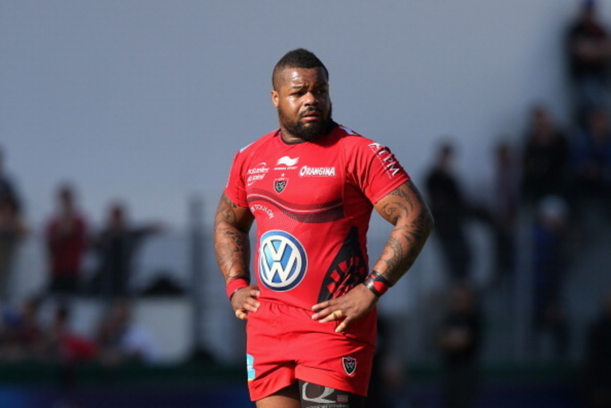 TOULON, FRANCE - APRIL 06: Mathieu Bastareaud of Toulon looks on during the Heineken Cup quarter final match between Toulon and Leinster at the Felix Mayol Stadium on April 6, 2014 in Toulon, France. (Photo by David Rogers/Getty Images) TOULON, FRANCE - APRIL 06: Mathieu Bastareaud of Toulon looks on during the Heineken Cup quarter final match between Toulon and Leinster at the Felix Mayol Stadium on April 6, 2014 in Toulon, France. (Photo by David Rogers/Getty Images)