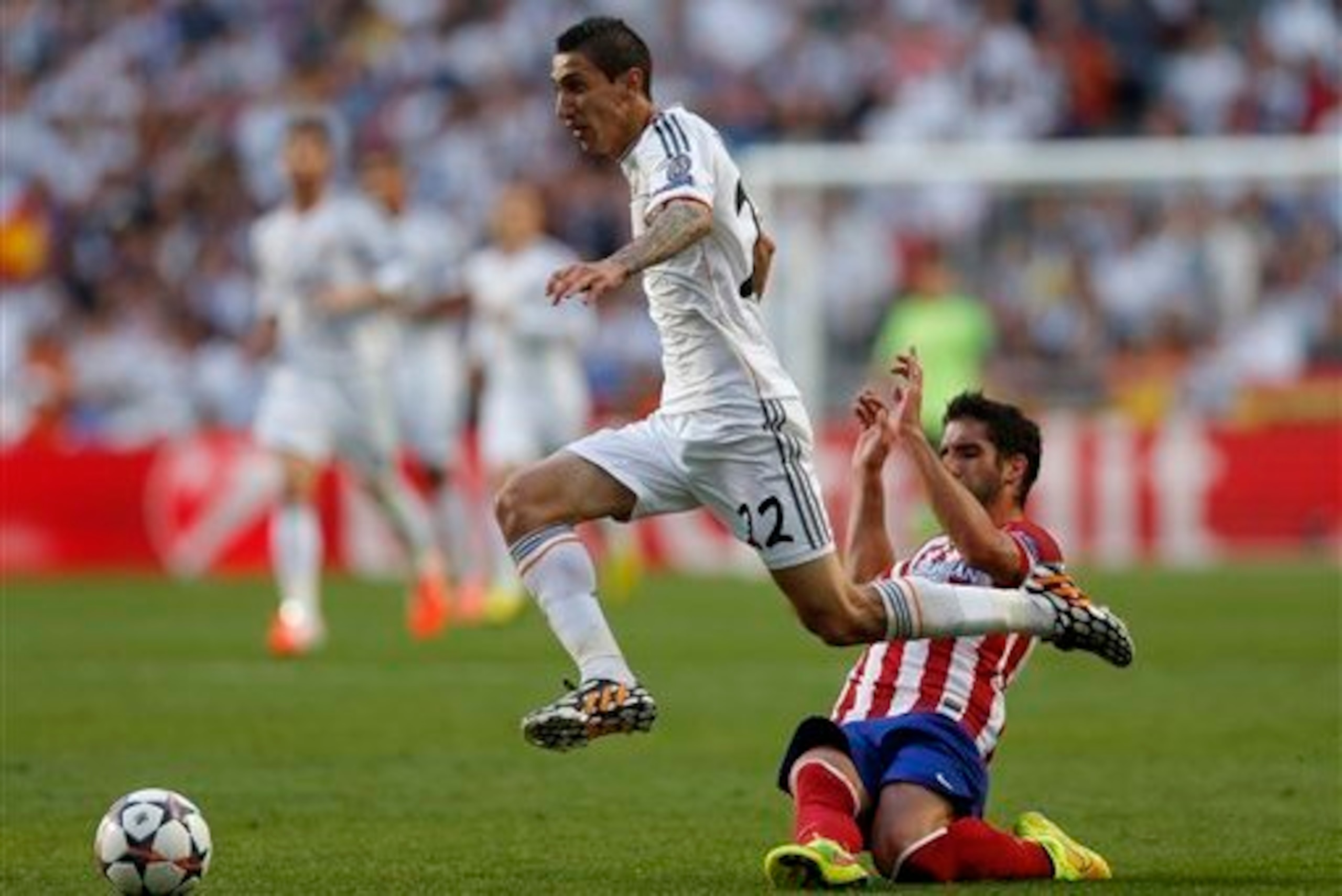 Di Maria was the best of Madrid's midfielders.