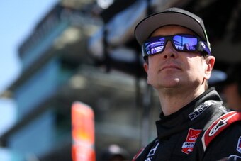 INDIANAPOLIS, IN - MAY 23:  Kurt Busch, driver of the #26 Suretone  Andretti Autosport Honda Dallara prepares to drive during final practice on Carb Day for the 98th running of the Indianapolis 500 Mile Race on May 23, 2014 at Indianapolis Motor Speedway 