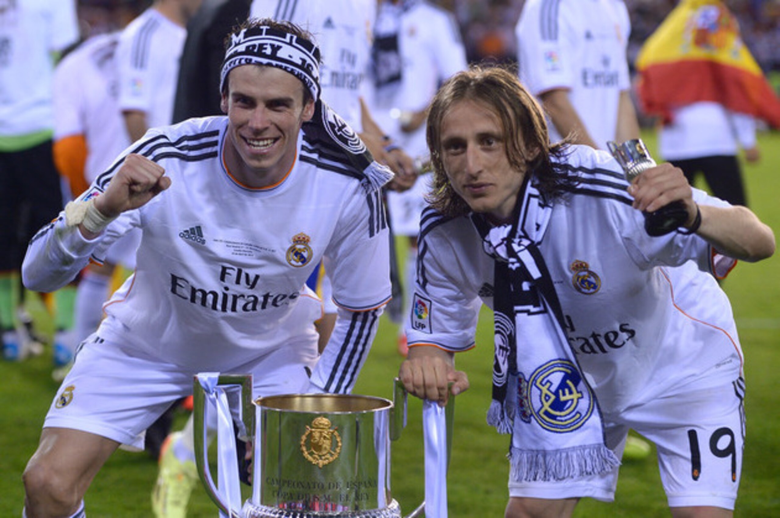 Bale and Modric were also part of Real Madrid's Copa del Rey-winning team this season.